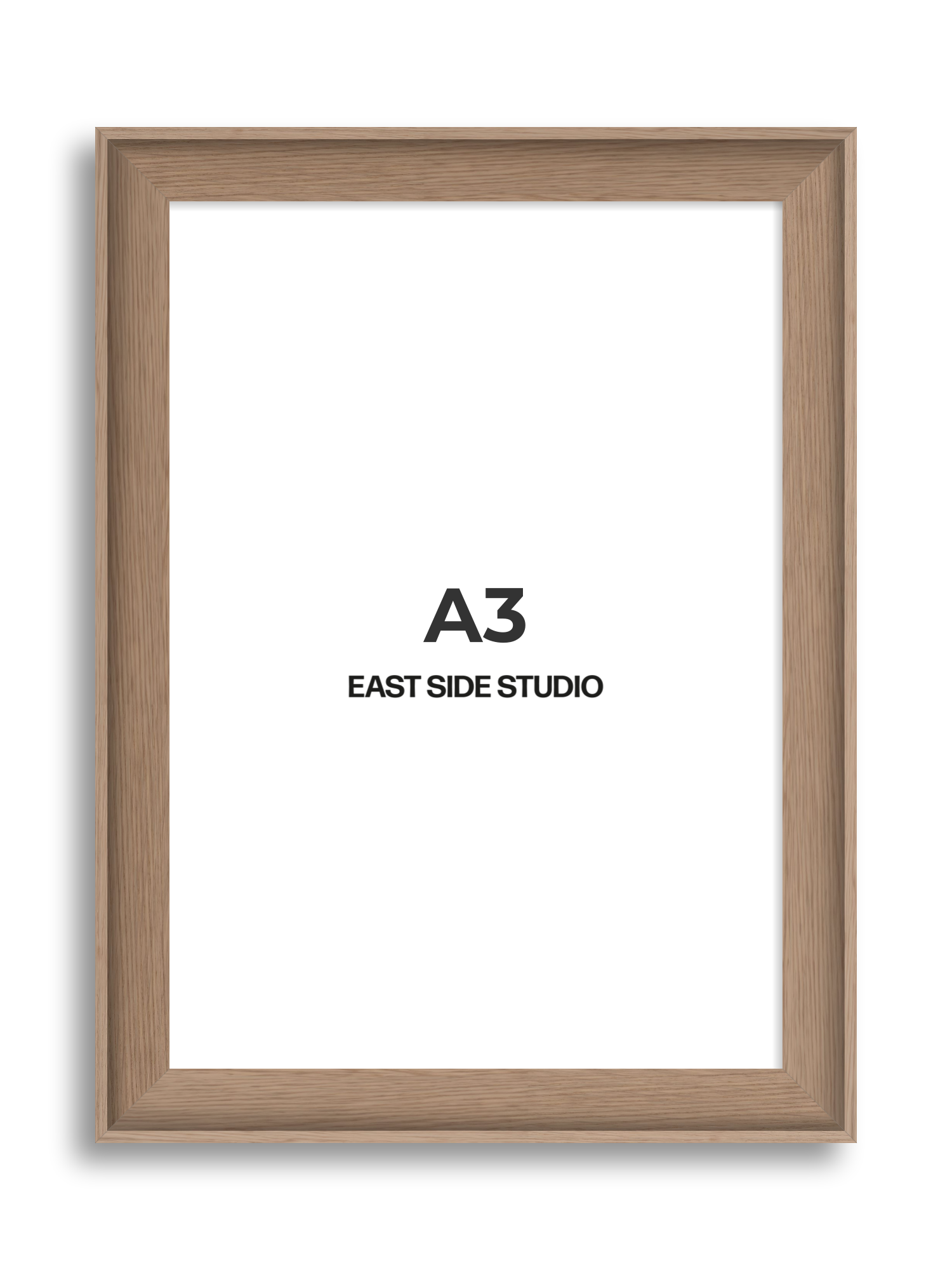 Oak A3 picture frame