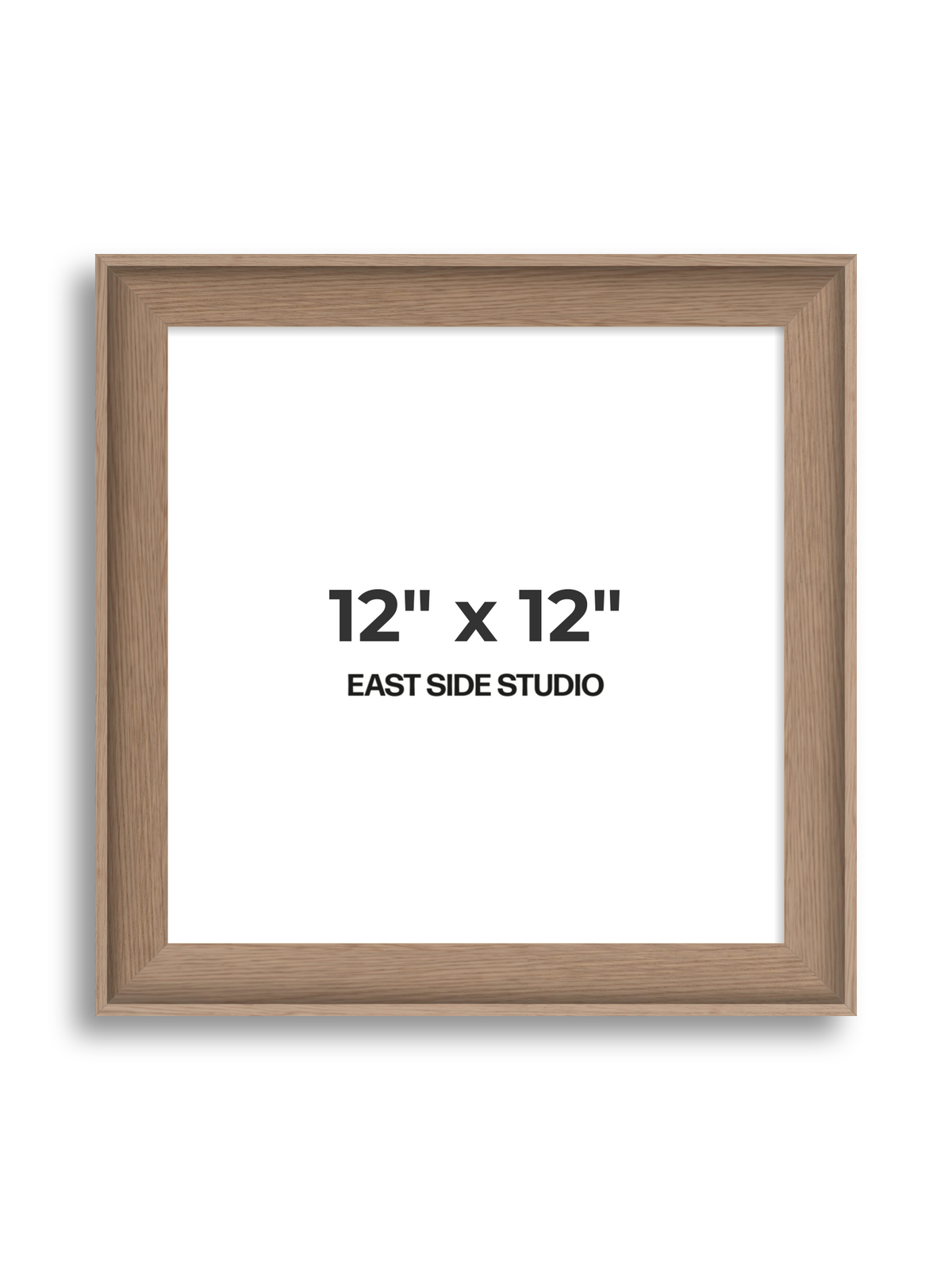 Oak 12" x 12" picture frame