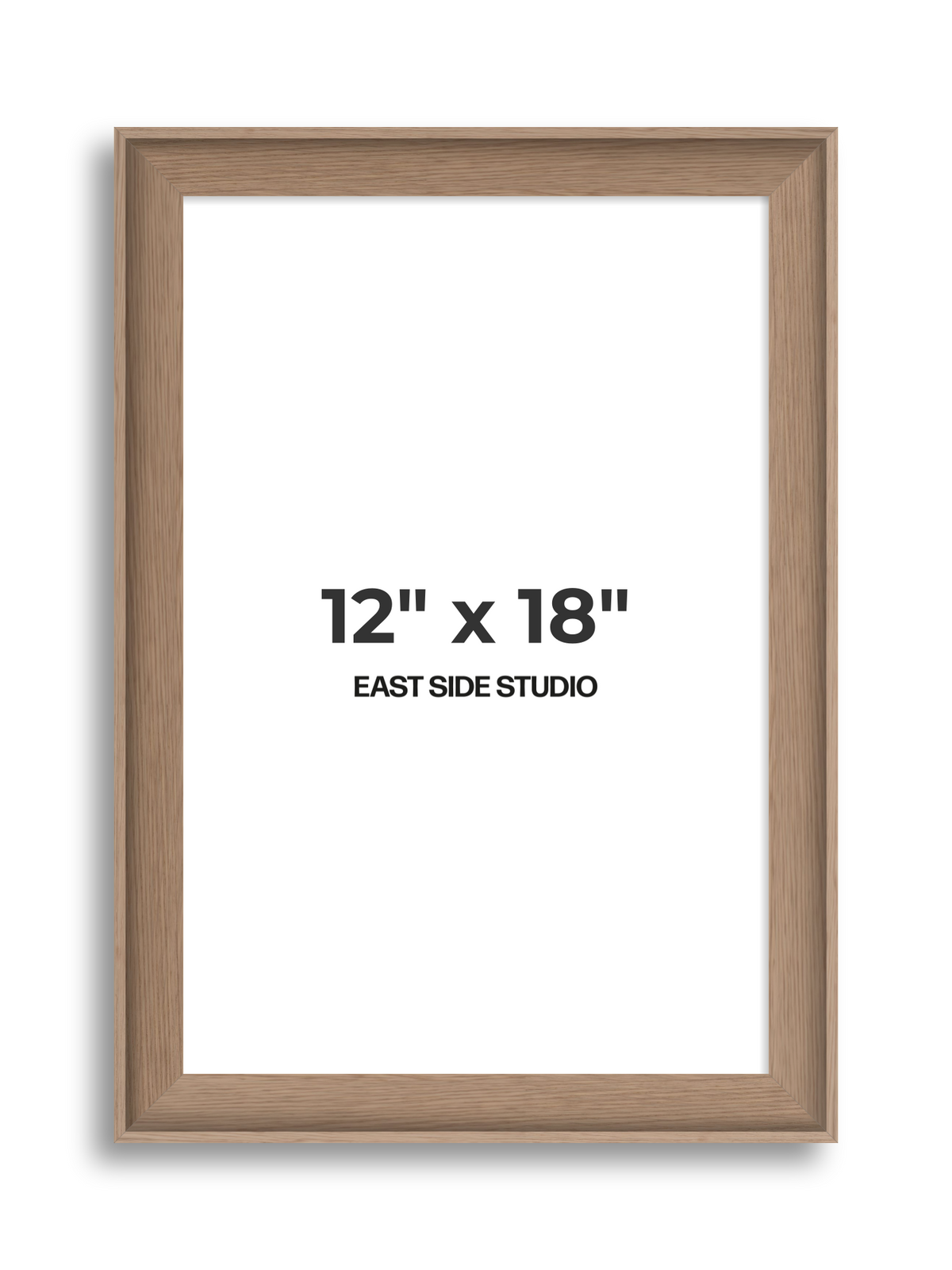 Oak 12" x 18" picture frame