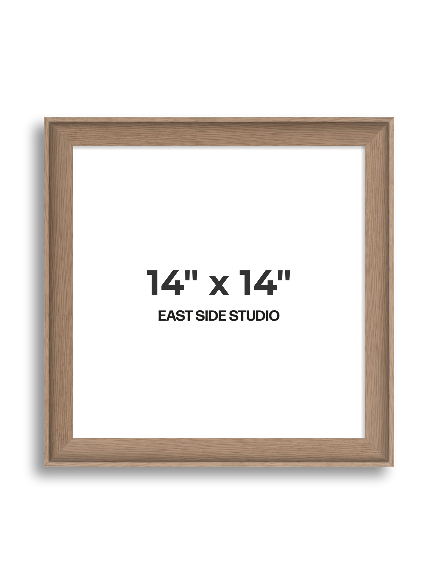 Oak 14" x 14" picture frame