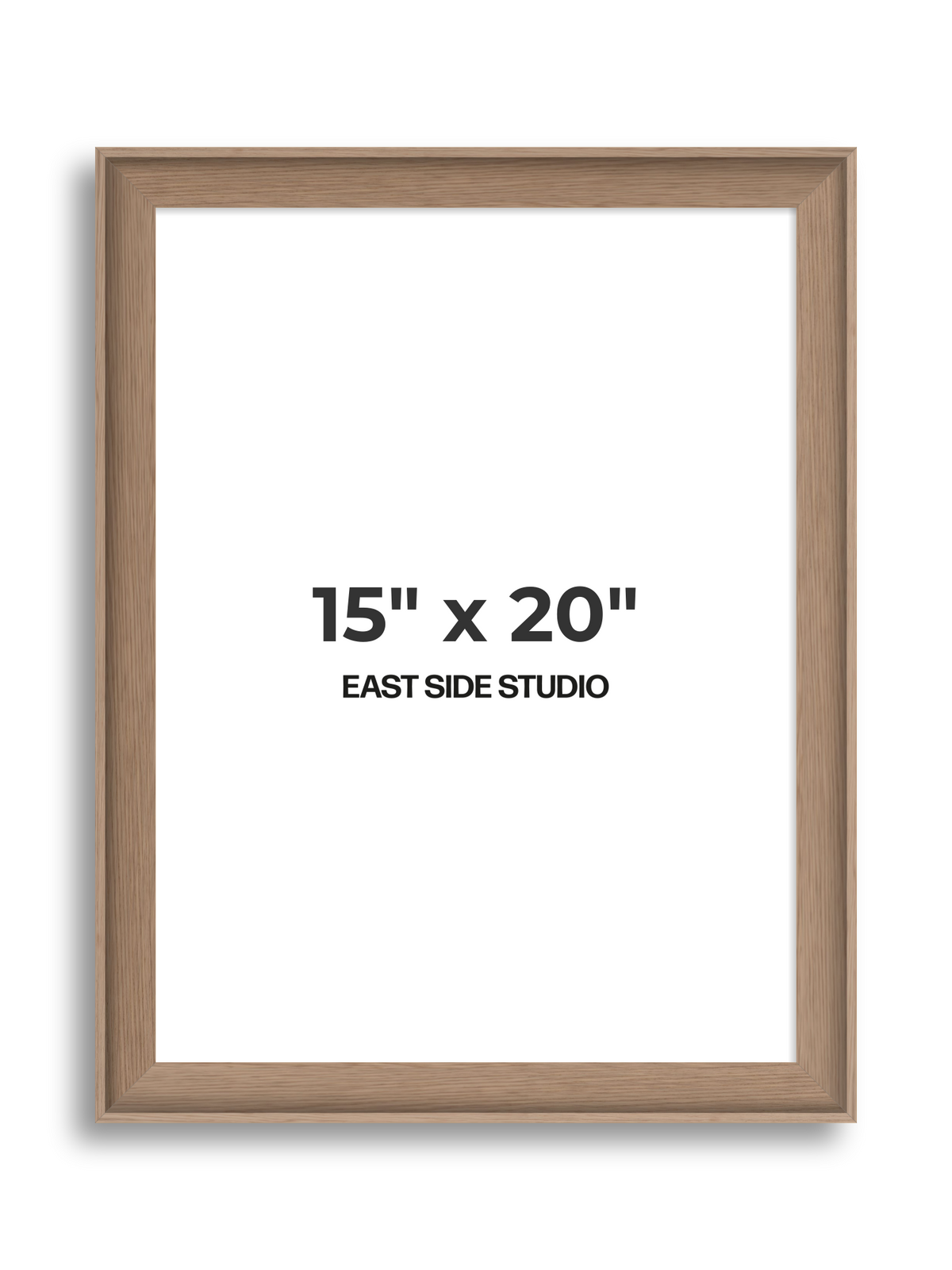 Oak 15" x 20" picture frame