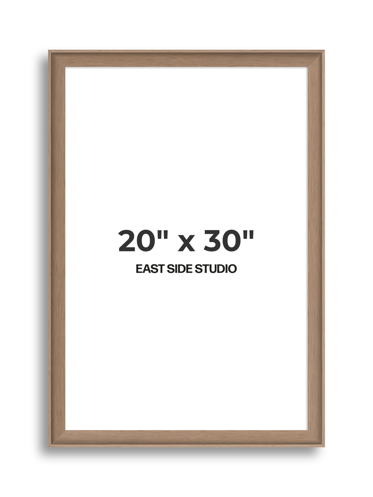 Oak 20" x 30" picture frame