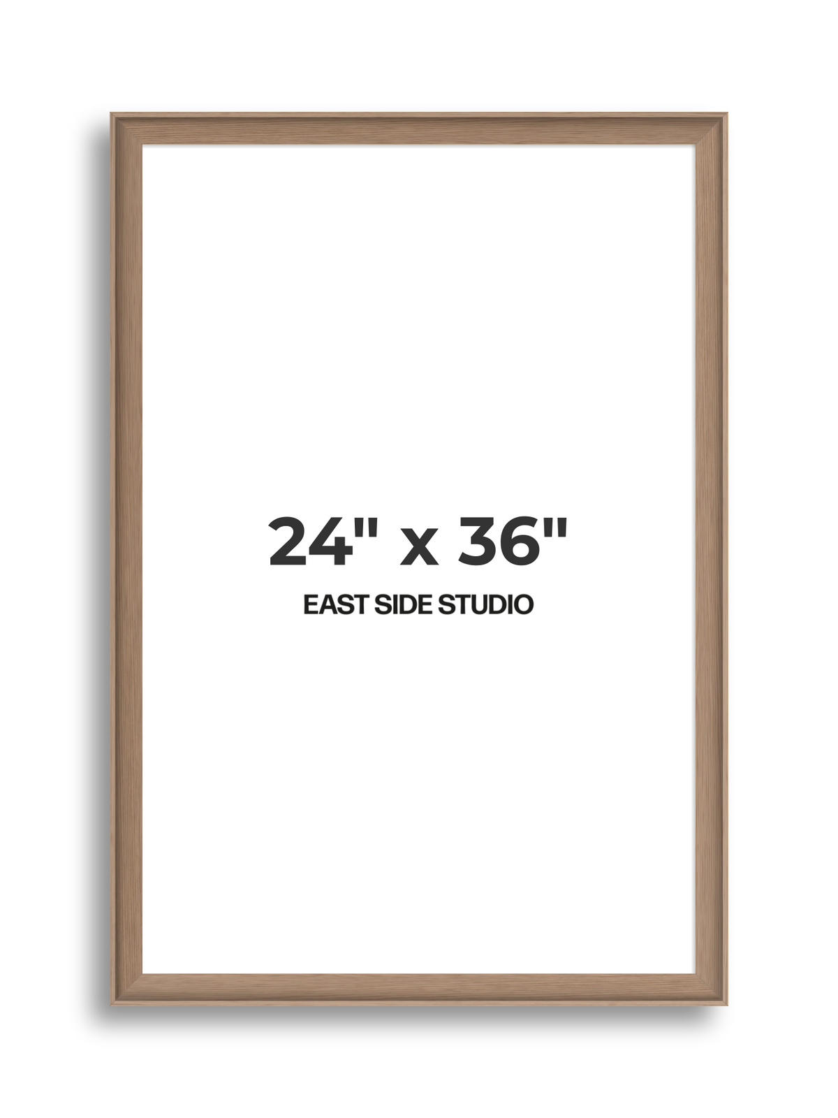 Oak 24" x 36" picture frame