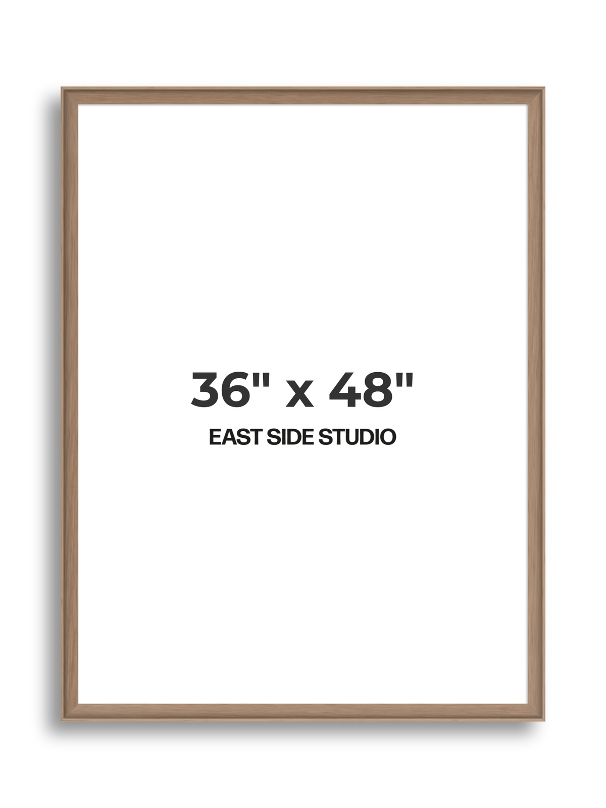 Oak 36" x 48" picture frame