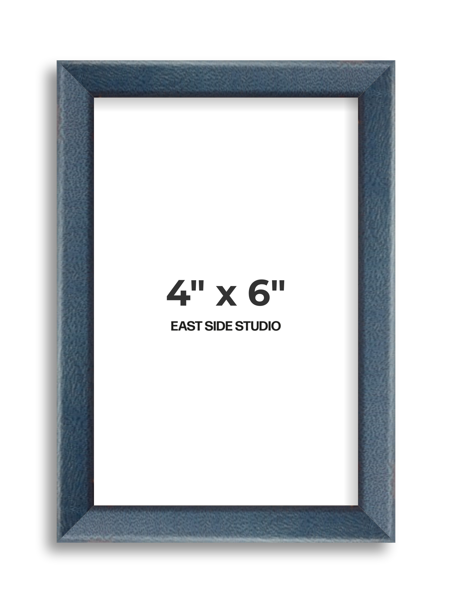 Glacier Blue Stain 4" x 6" picture frame