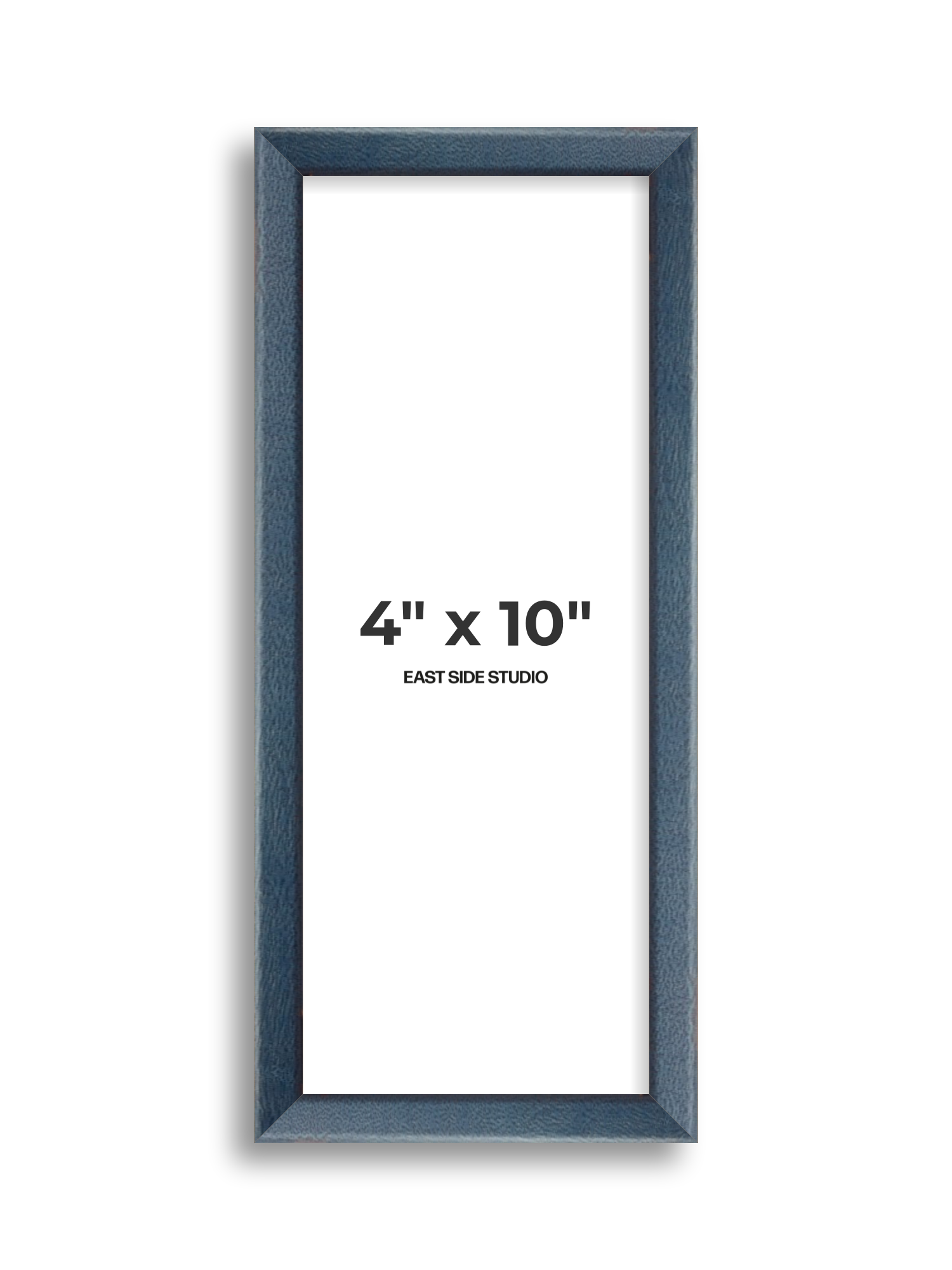 Glacier Blue Stain 4" x 10" picture frame