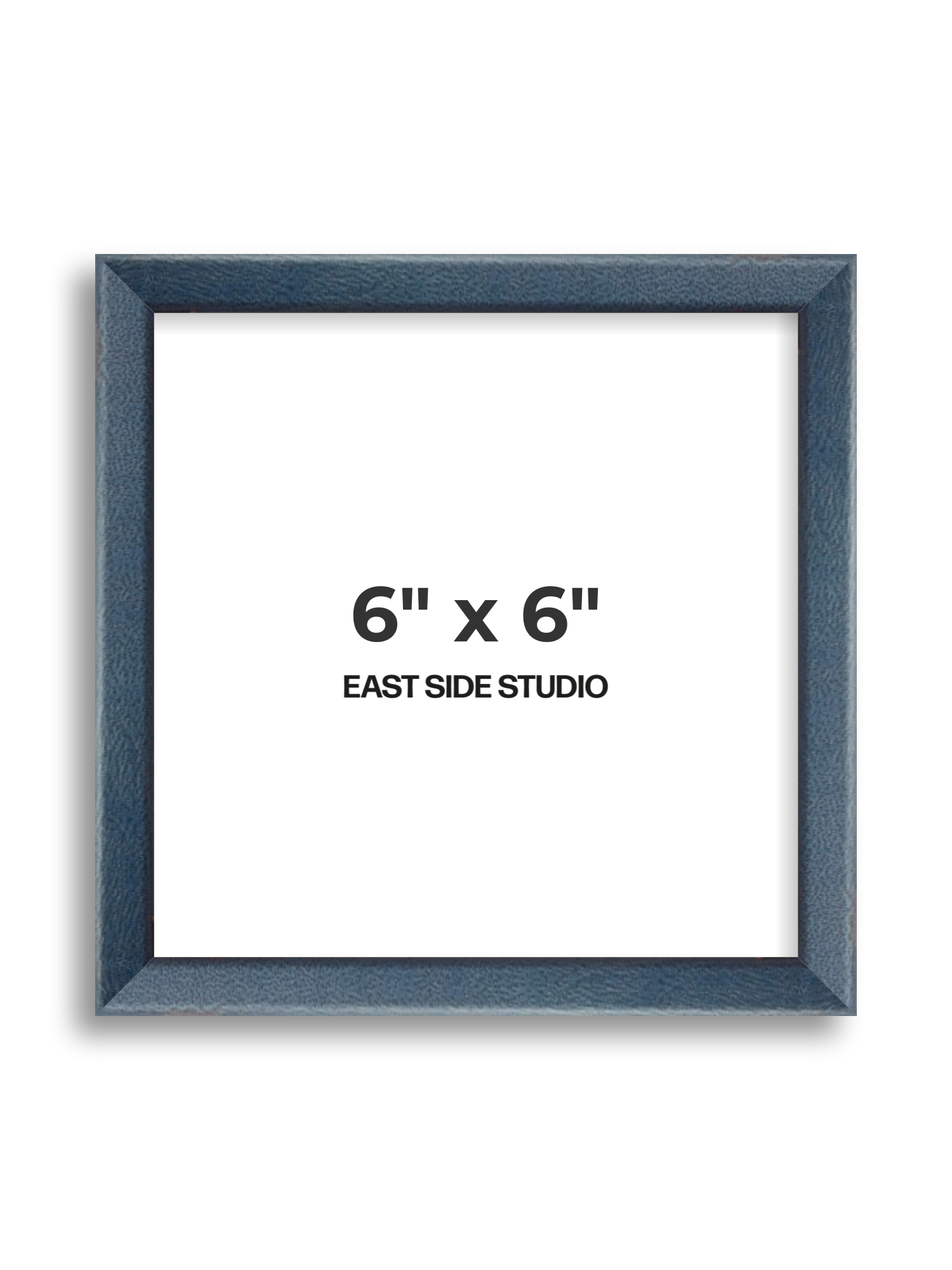 Glacier Blue Stain 6" x 6" picture frame