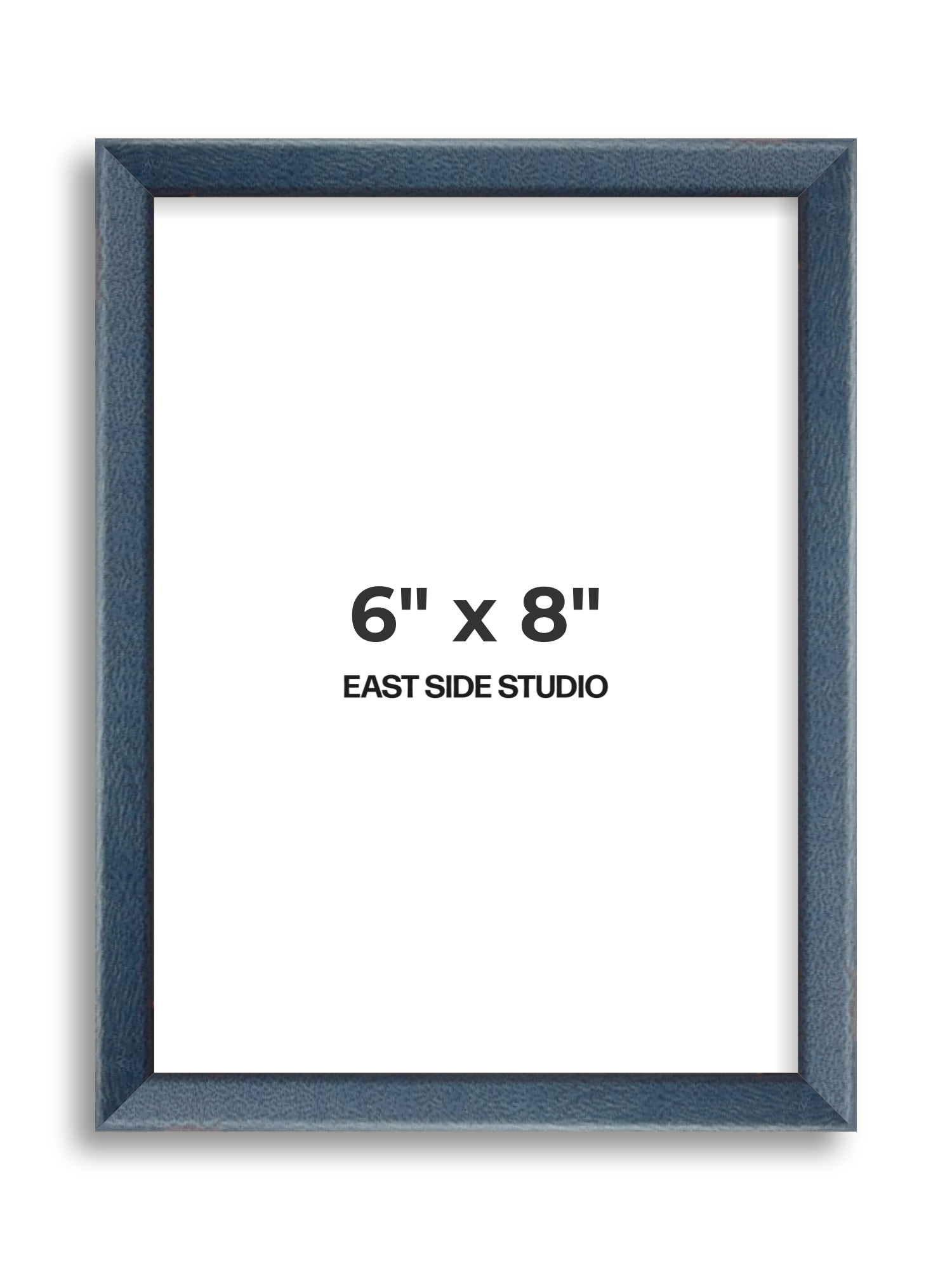 Glacier Blue Stain 6" x 8" picture frame
