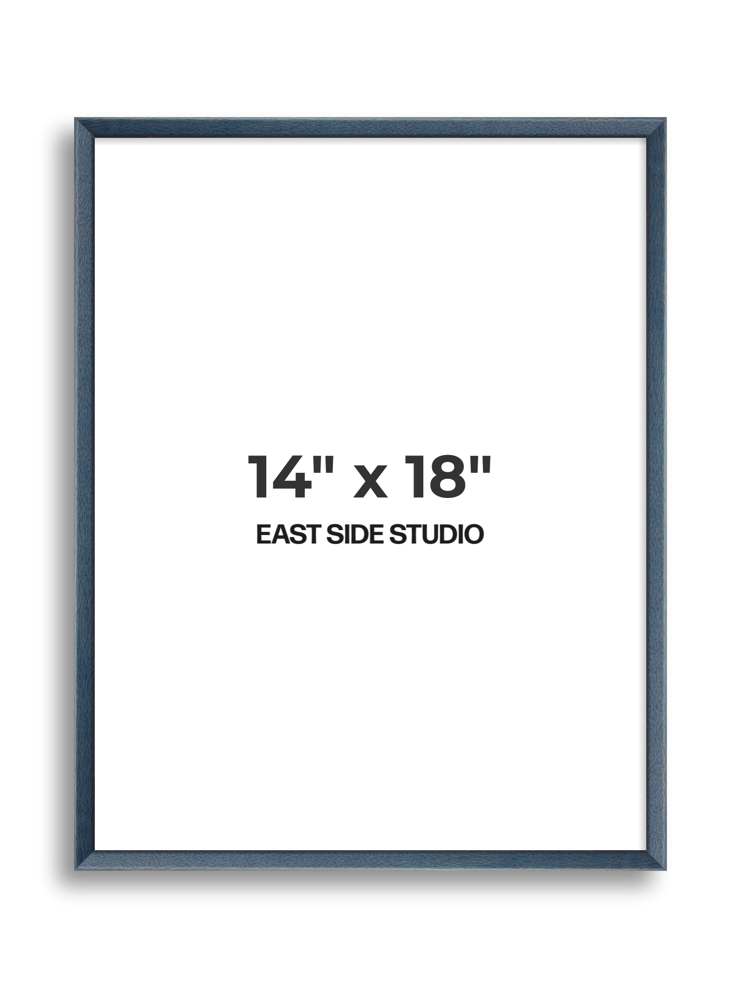 Glacier Blue Stain 14" x 18" picture frame