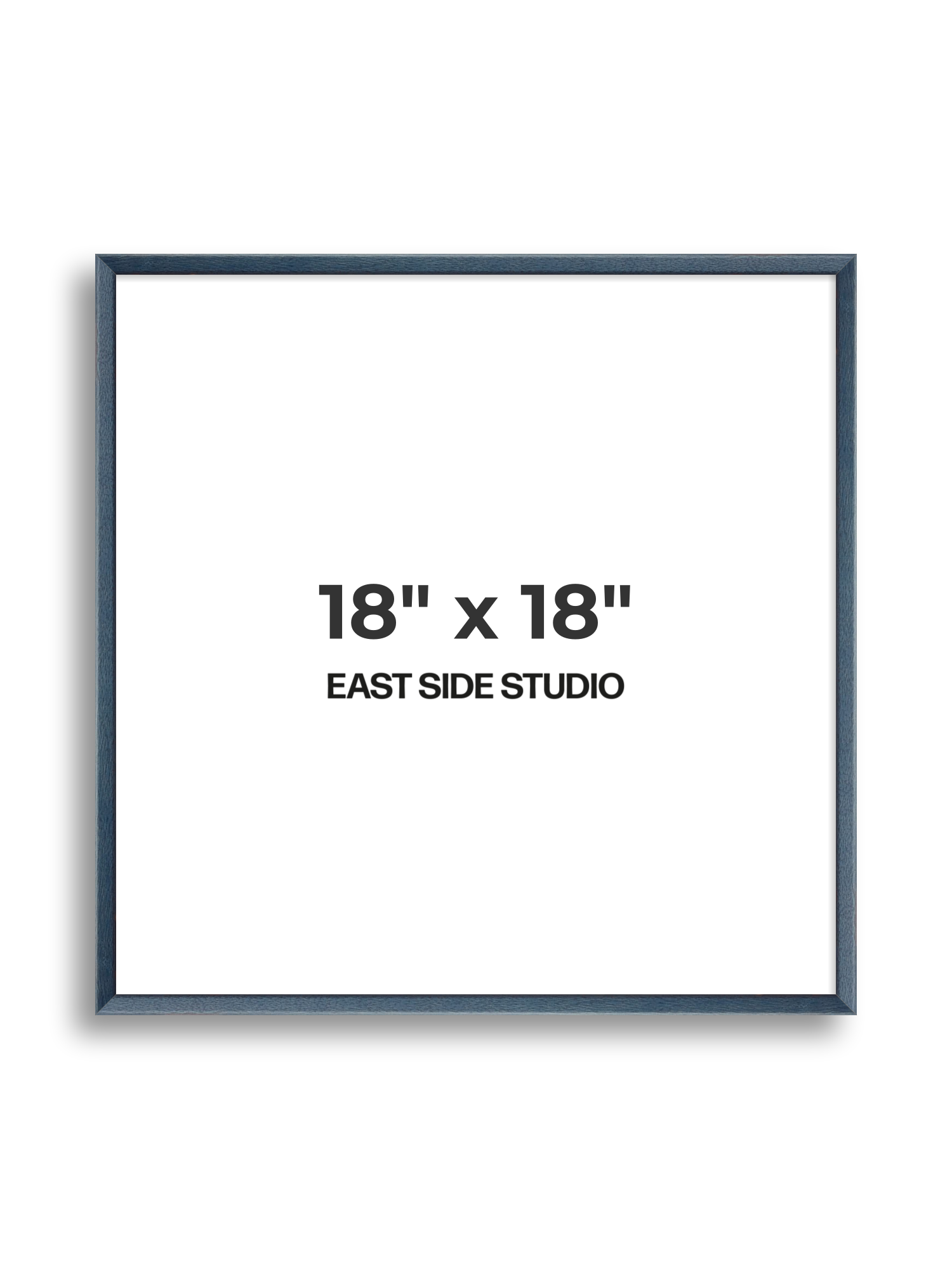 Glacier Blue Stain 18" x 18" picture frame