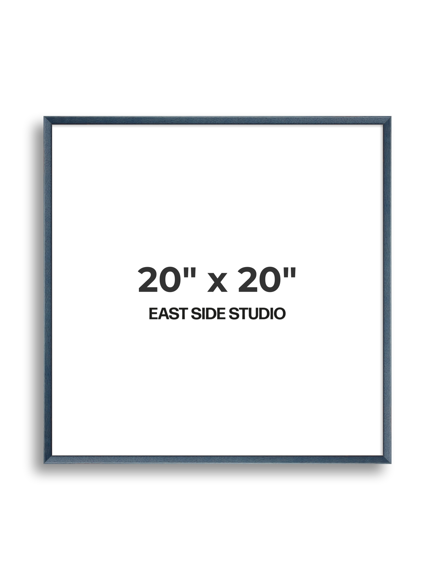 Glacier Blue Stain 20" x 20" picture frame