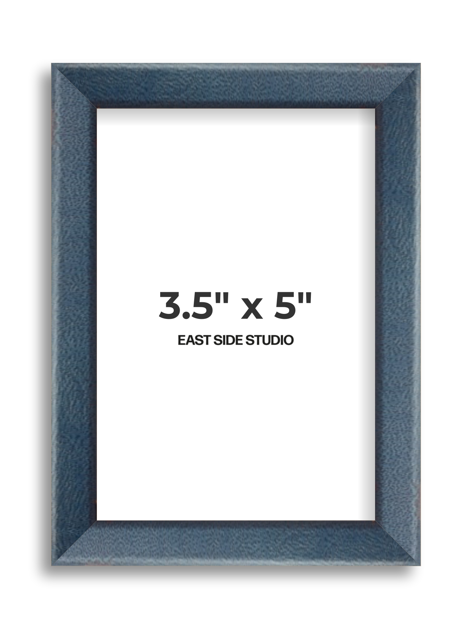 Glacier Blue Stain 3.5" x 5" picture frame