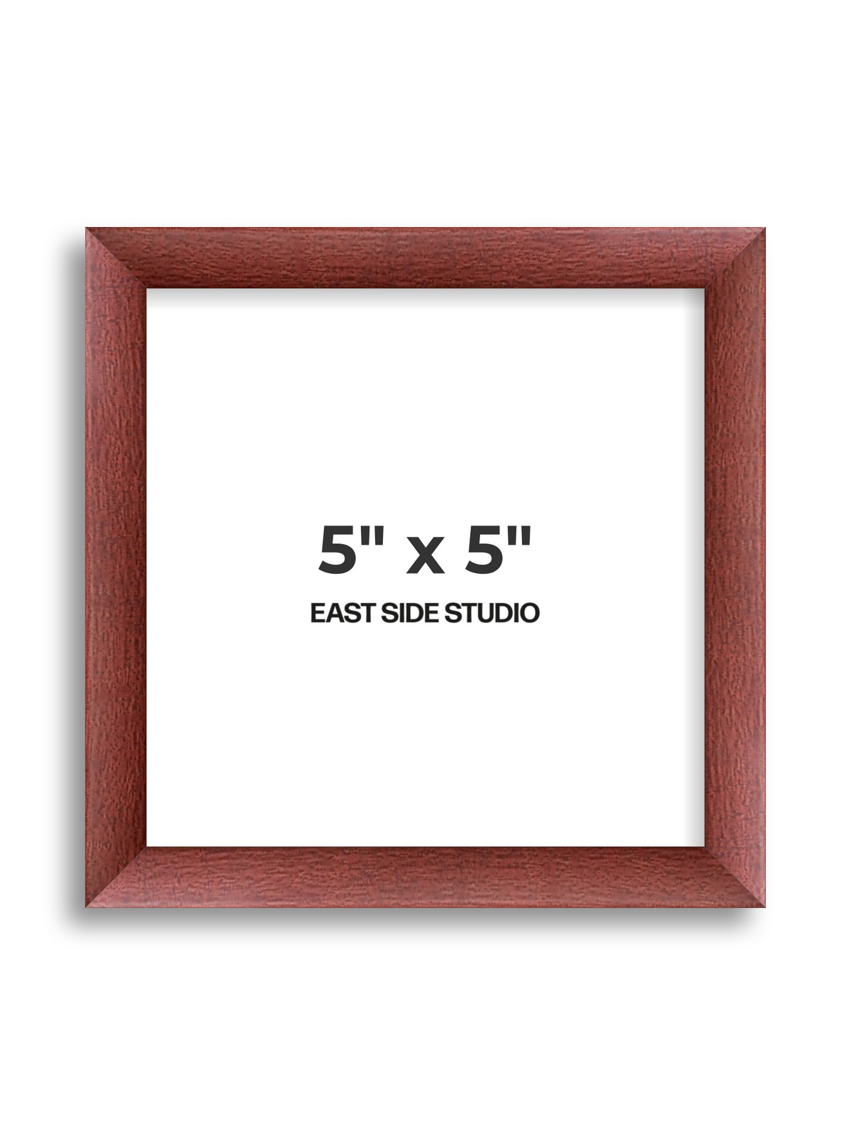 Burgundy 5" x 5" picture frame