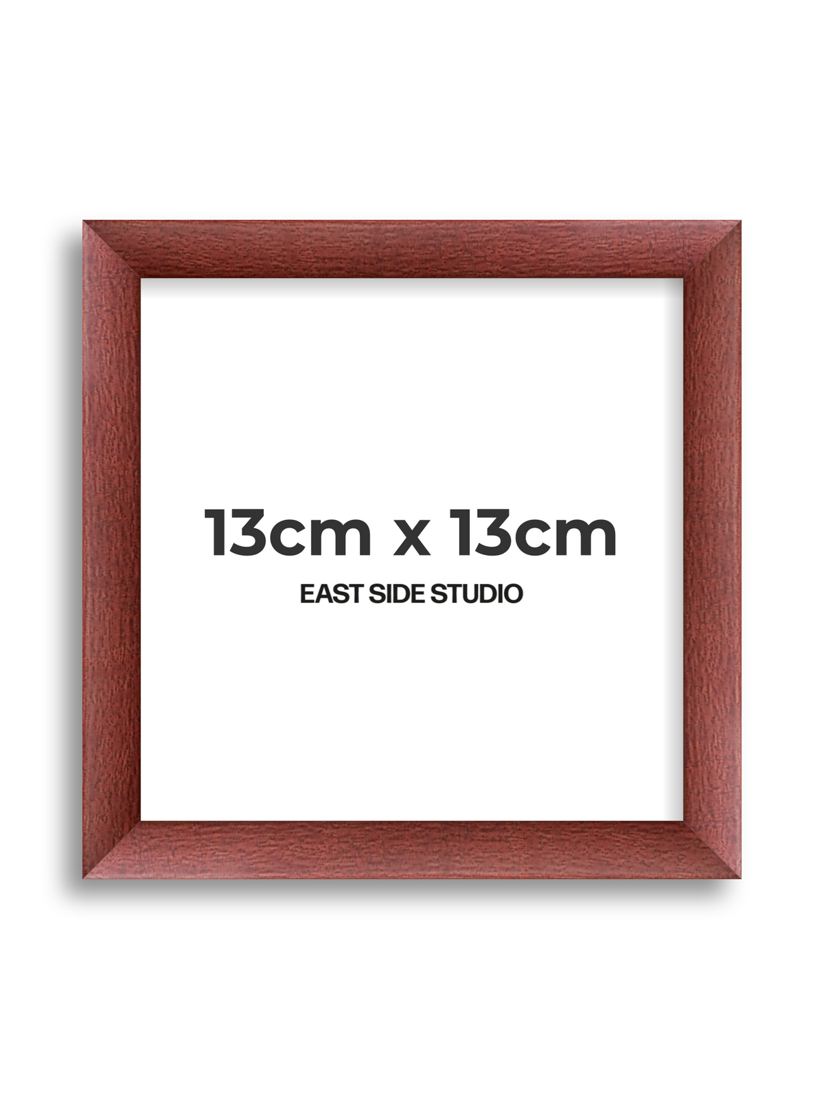 Burgundy 13cm x 13cm picture frame