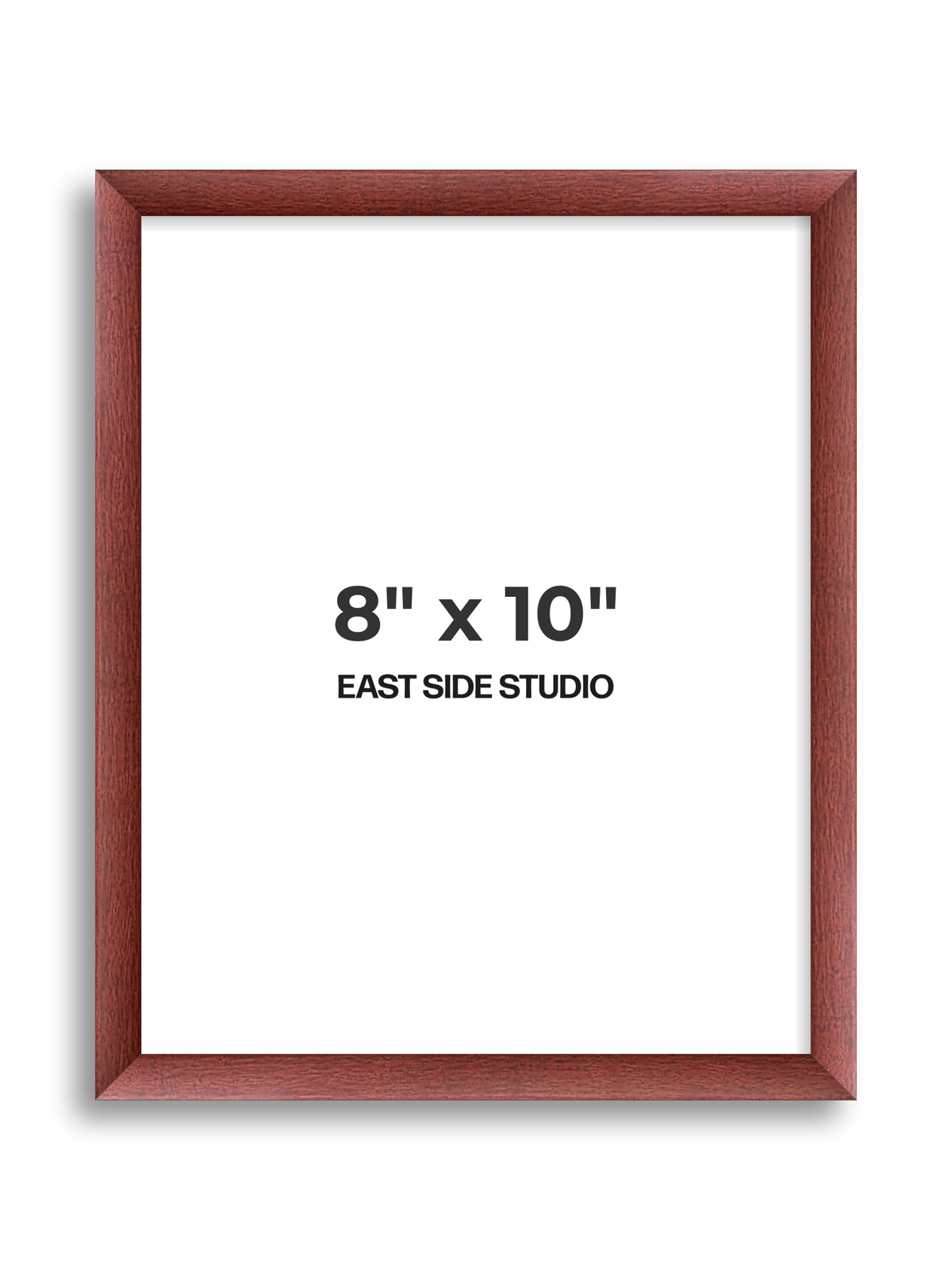 Burgundy 8" x 10" picture frame