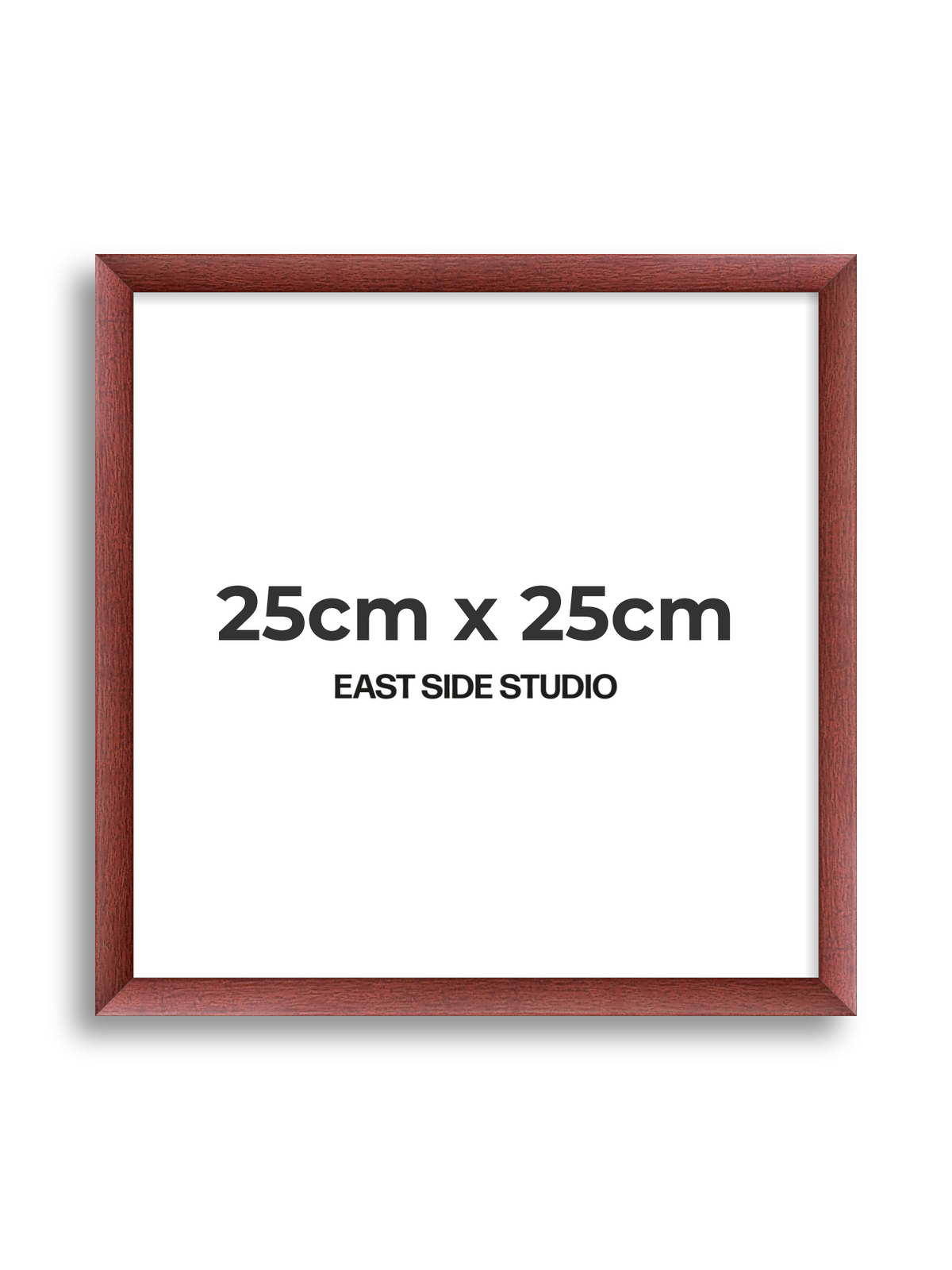 Burgundy 25cm x 25cm picture frame