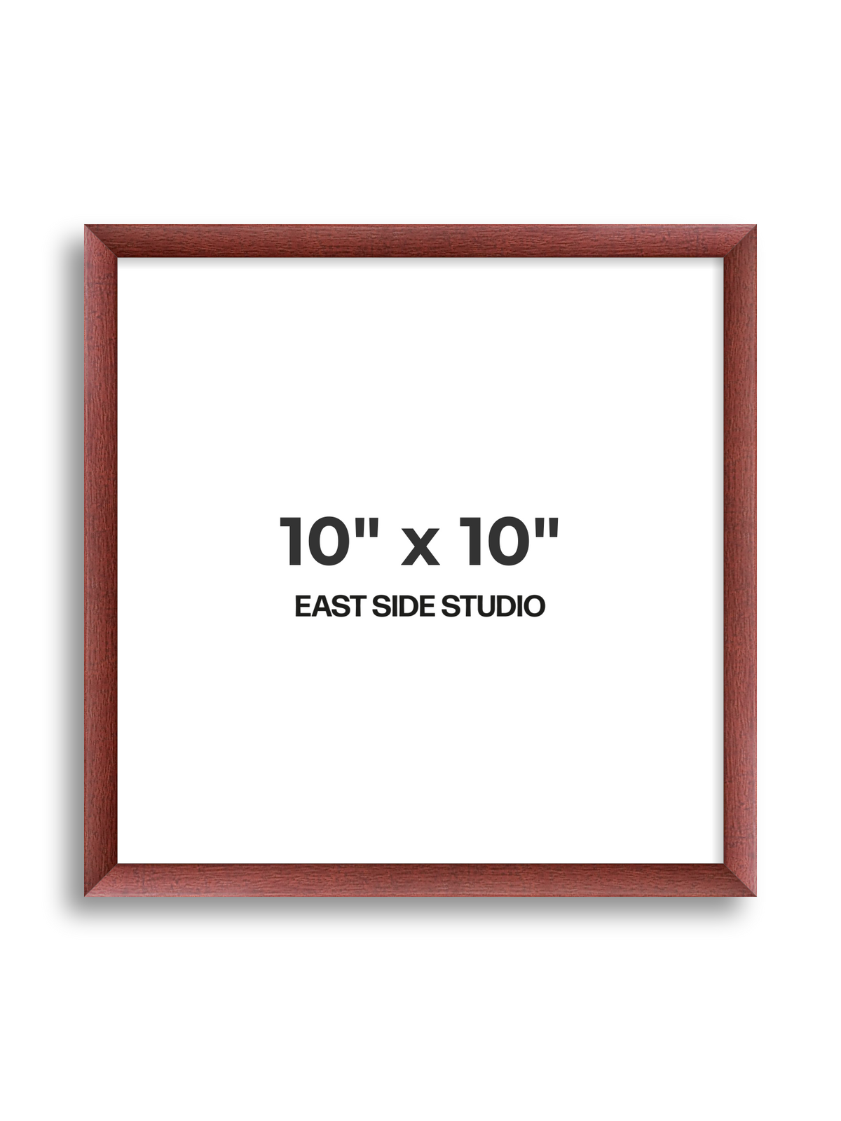 Burgundy 10" x 10" picture frame