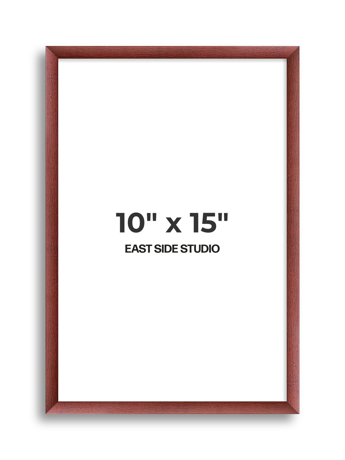 Burgundy 10" x 15" picture frame