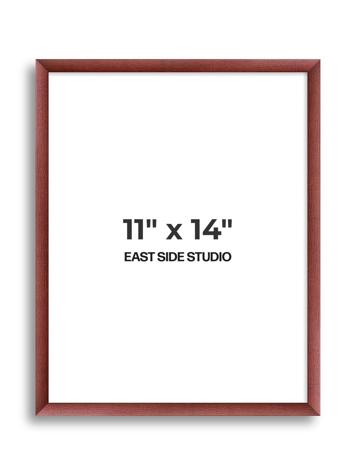 Burgundy 11" x 14" picture frame