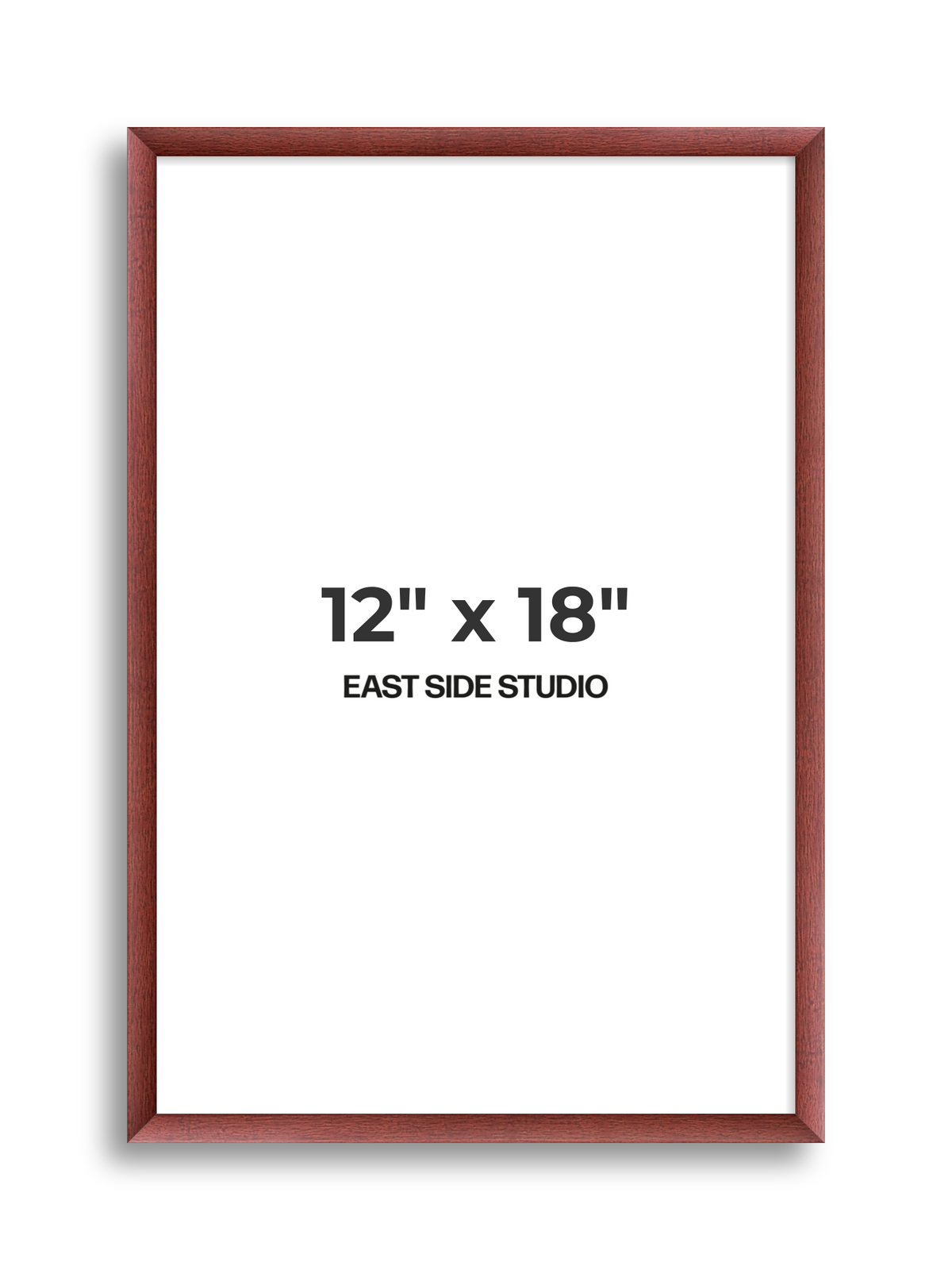 Burgundy 12" x 18" picture frame