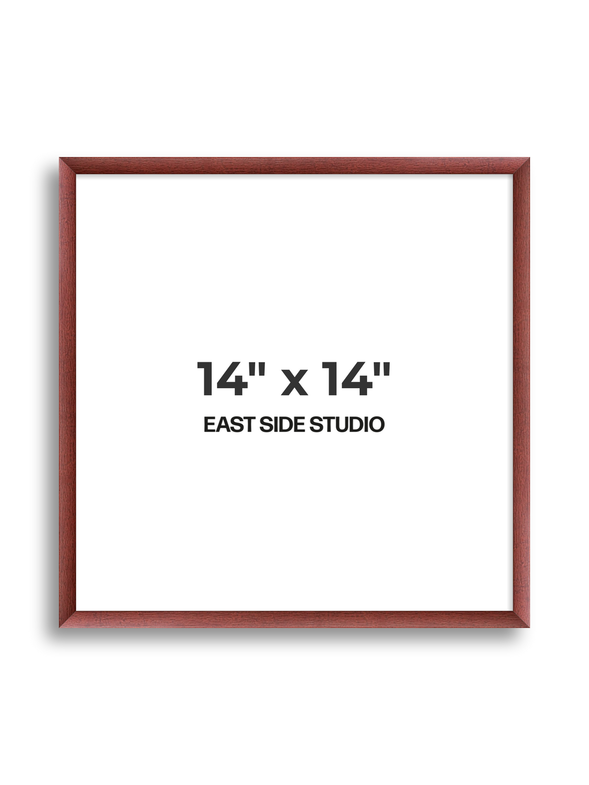 Burgundy 14" x 14" picture frame