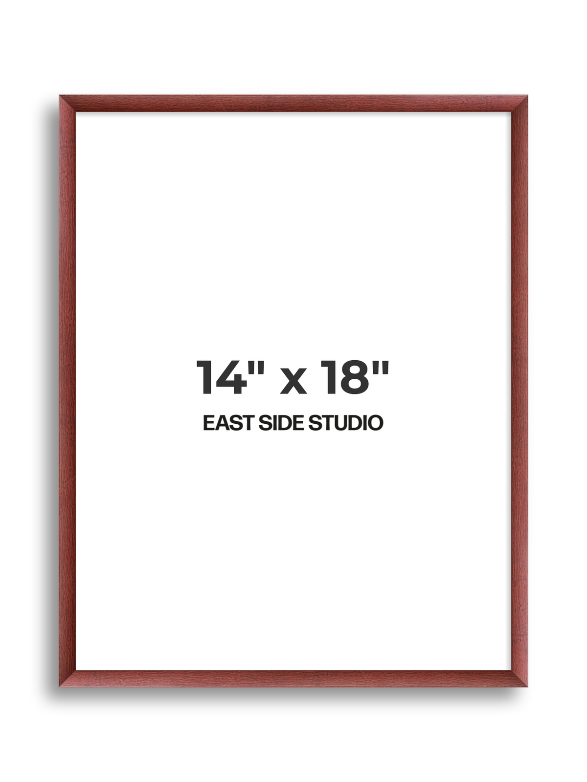 Burgundy 14" x 18" picture frame