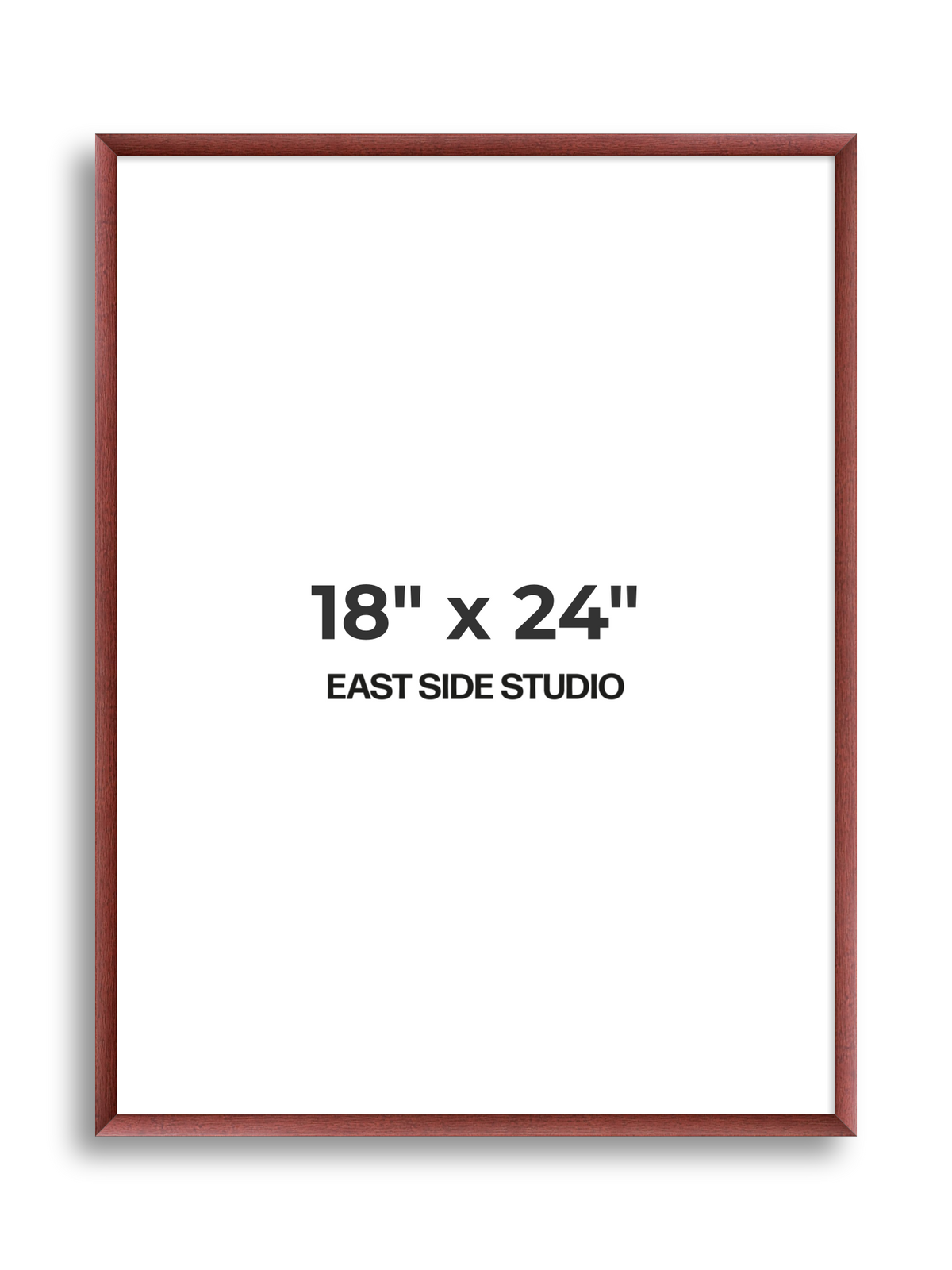 Burgundy 18" x 24" picture frame