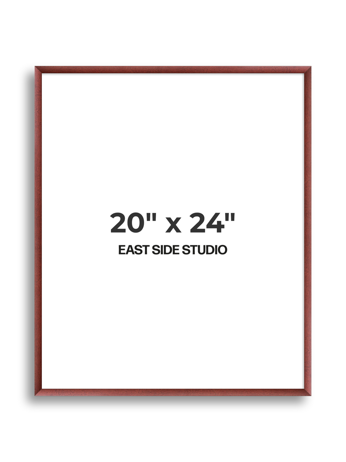 Burgundy 20" x 24" picture frame