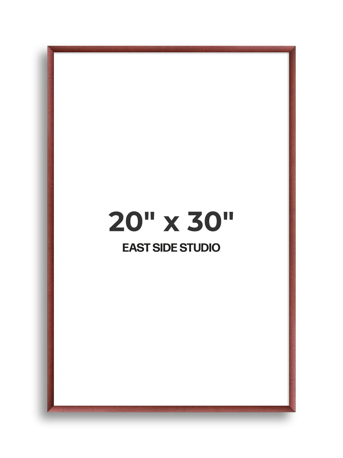 Burgundy 20" x 30" picture frame