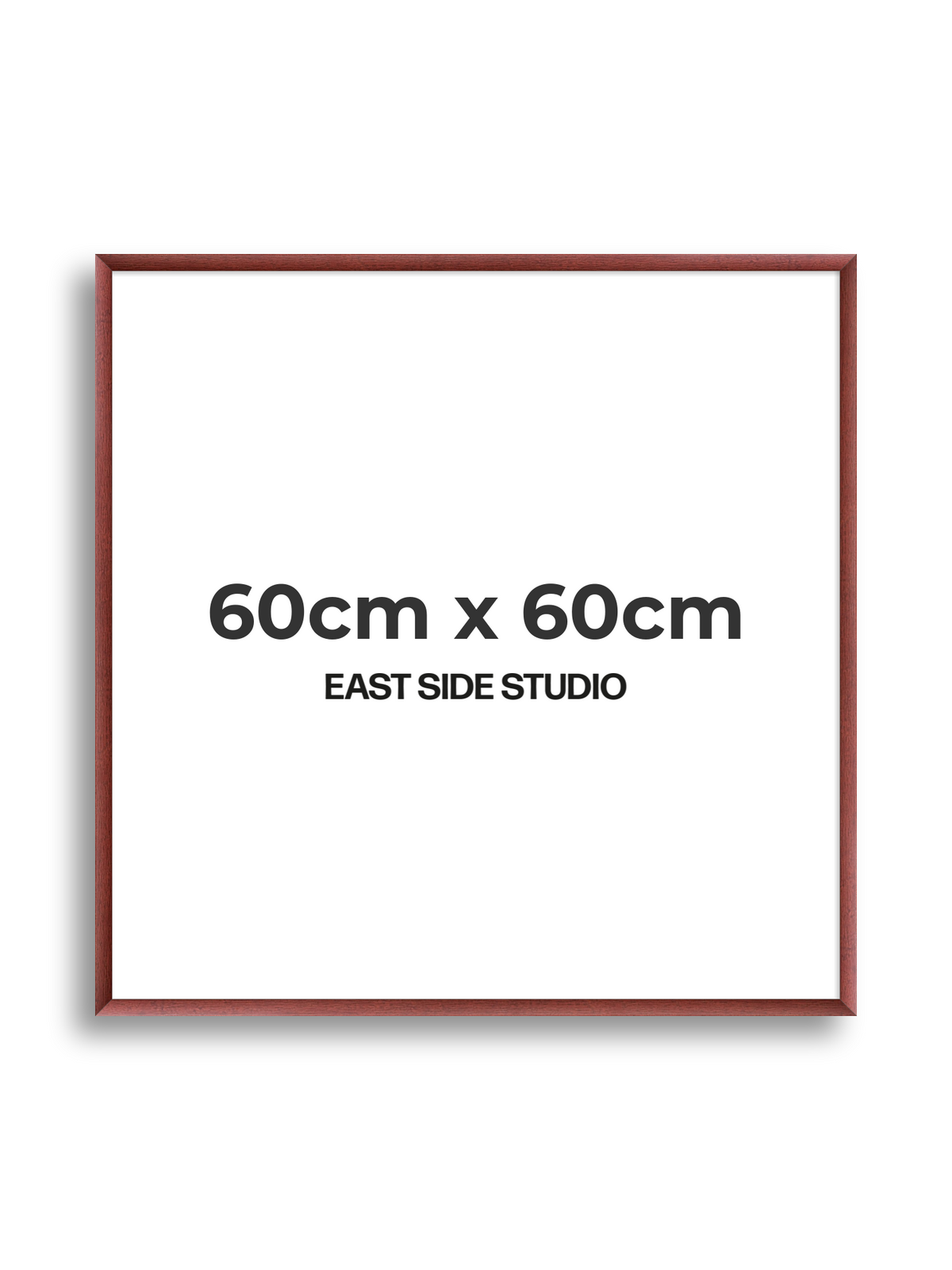 Burgundy 60cm x 60cm picture frame