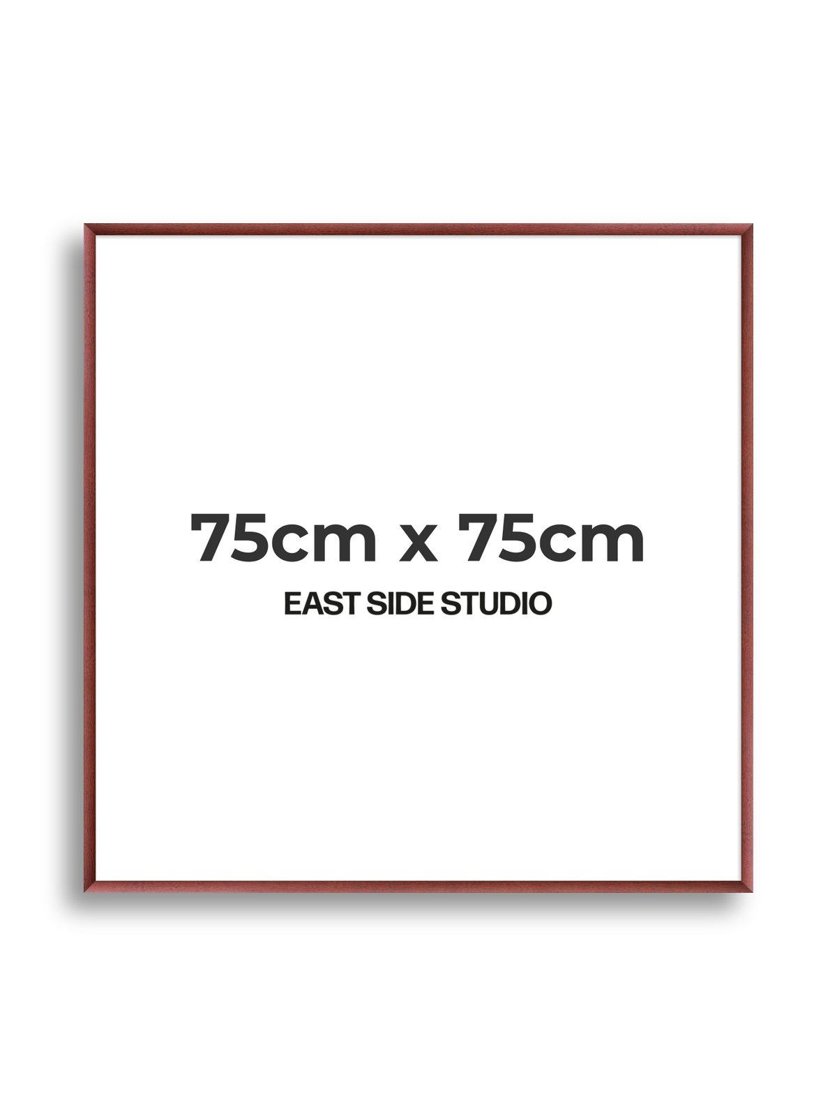Burgundy 75cm x 75cm picture frame