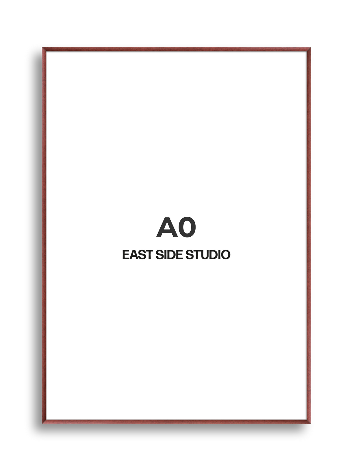 Burgundy A0 picture frame
