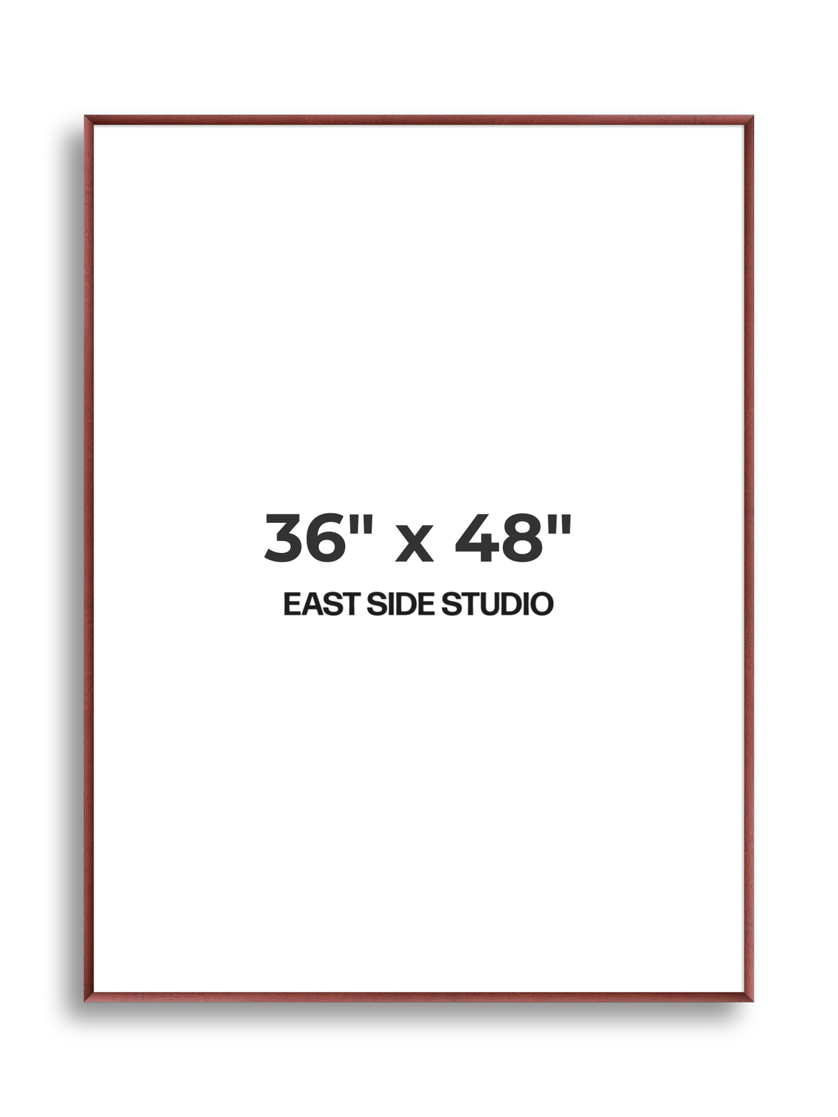 Burgundy 36" x 48" picture frame