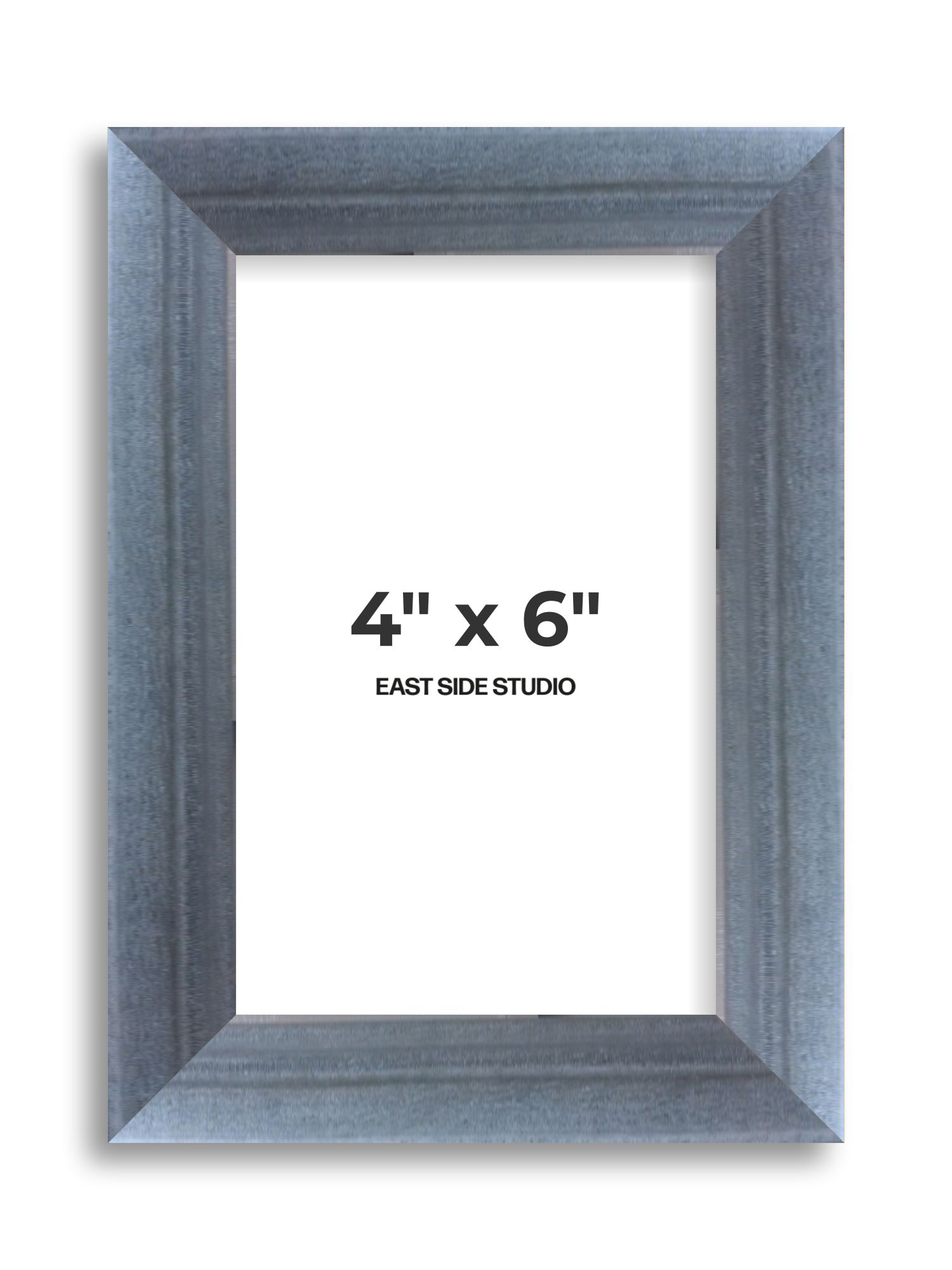 Steel Blue Stain 4" x 6" picture frame