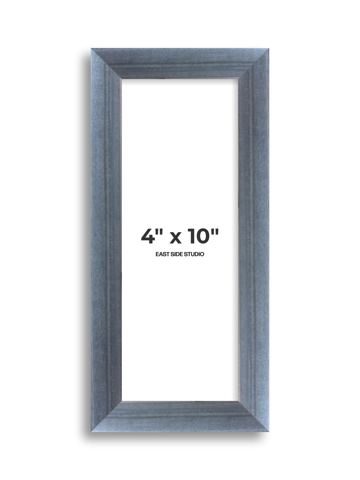 Steel Blue Stain 4" x 10" picture frame