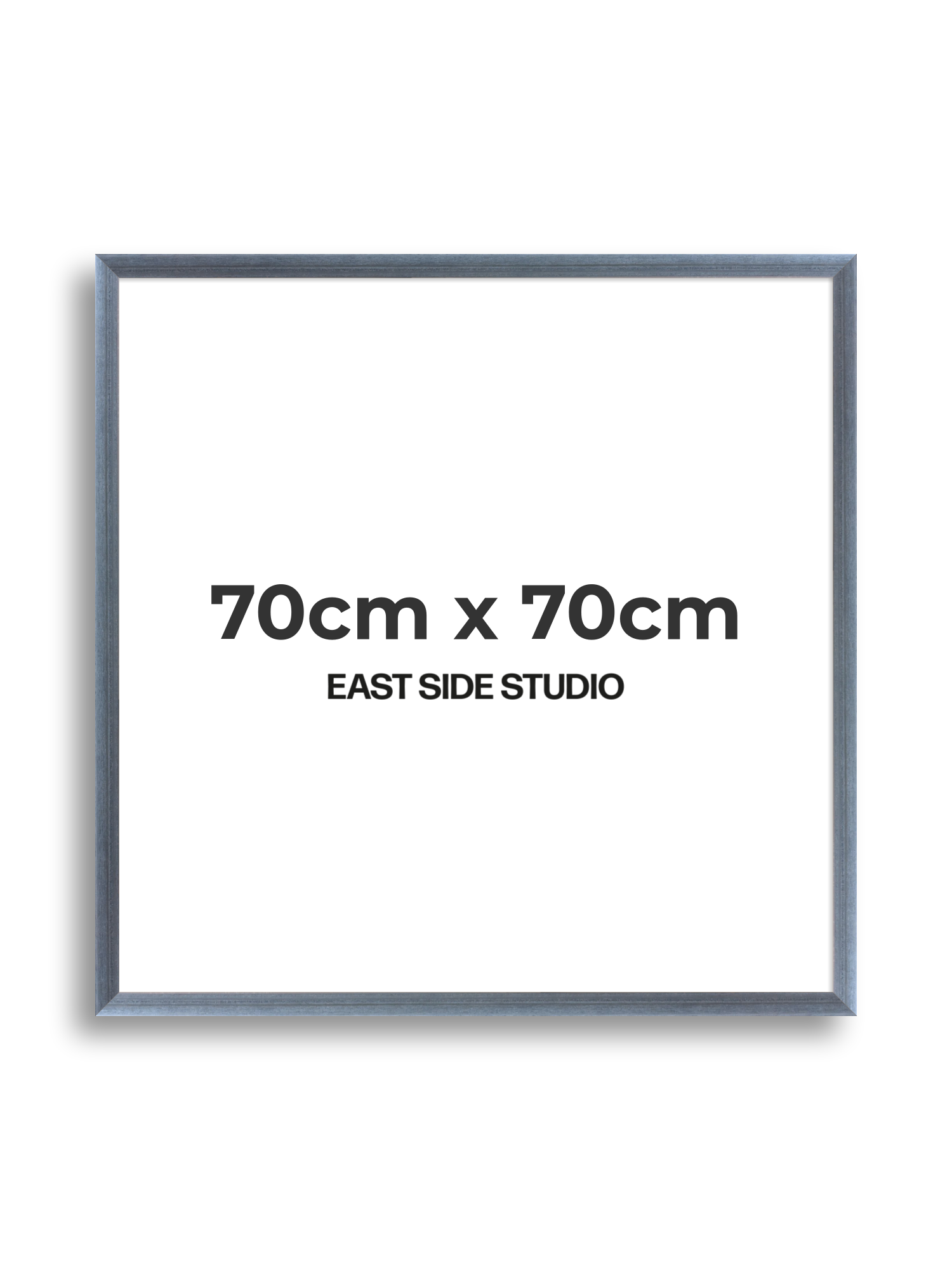 Steel Blue Stain 70cm x 70cm picture frame