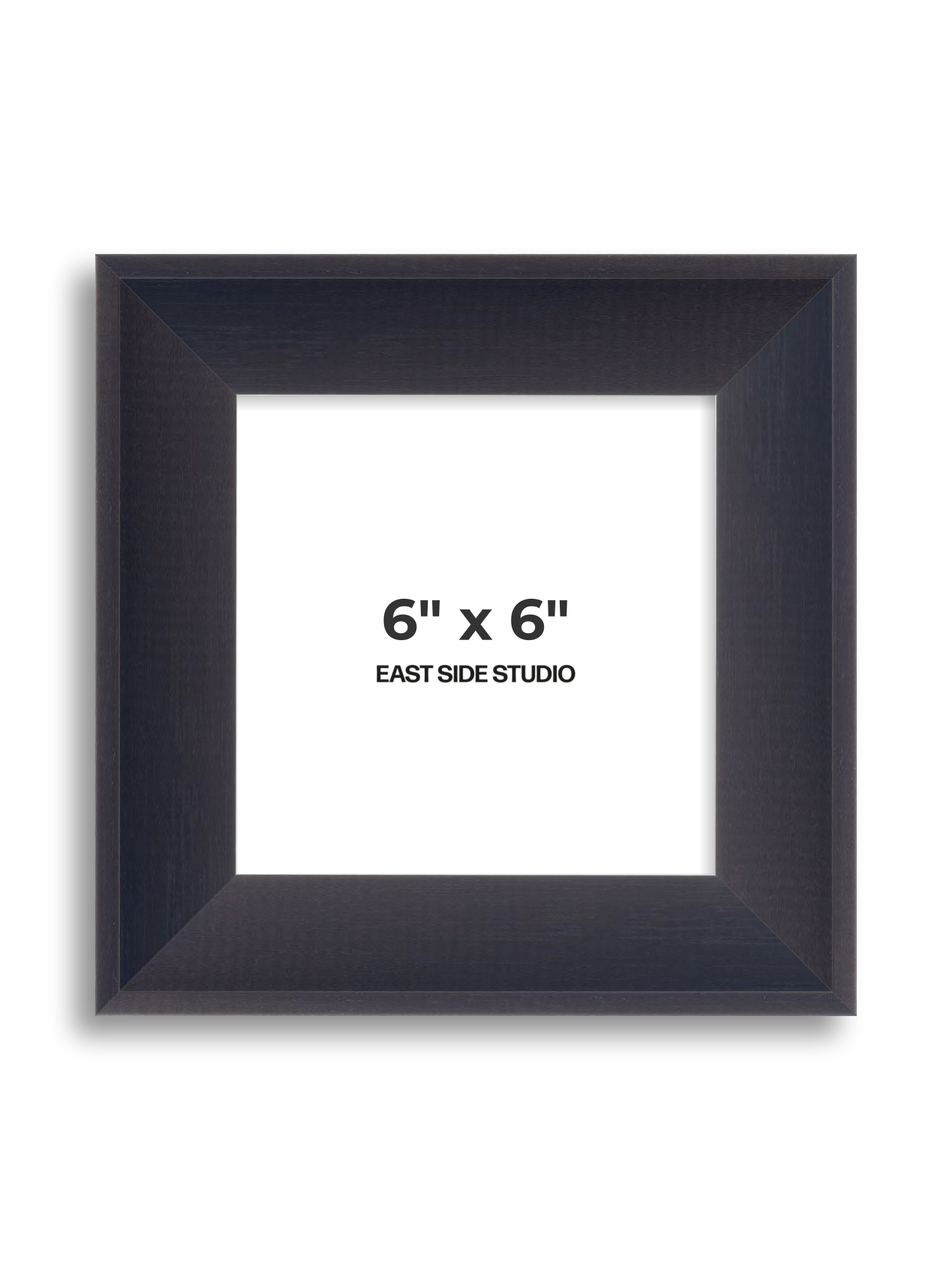 Black Stain 6" x 6" picture frame