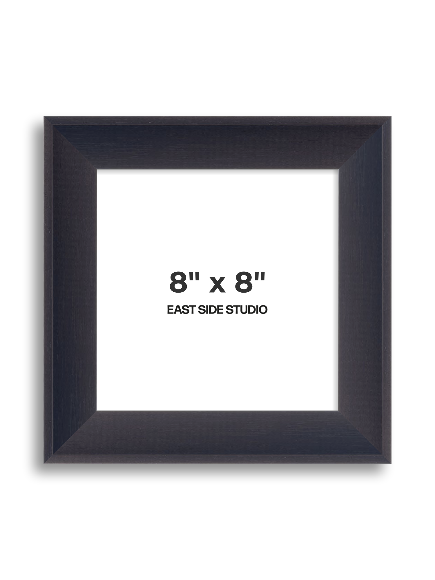Black Stain 8" x 8" picture frame