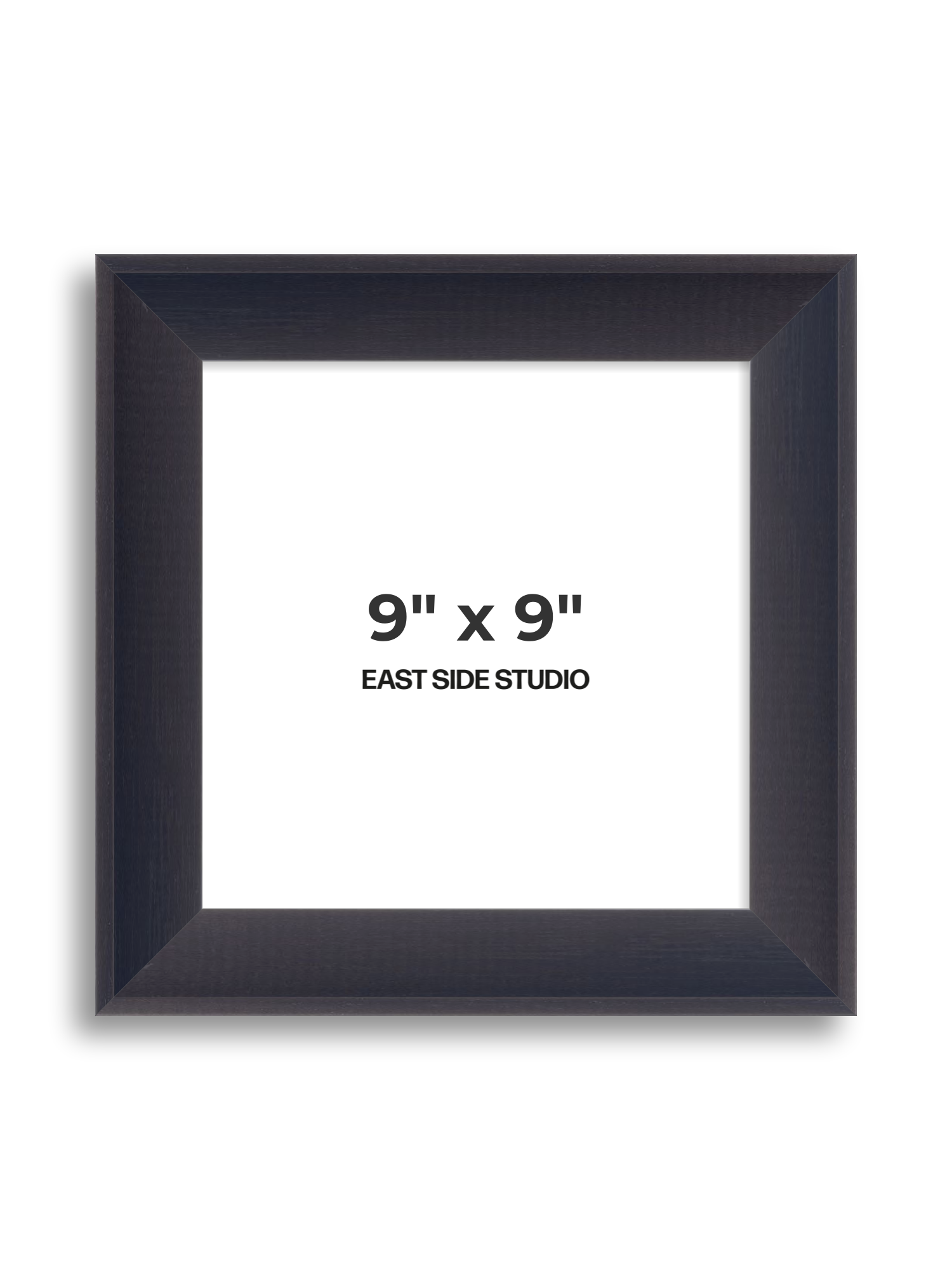 Black Stain 9" x 9" picture frame