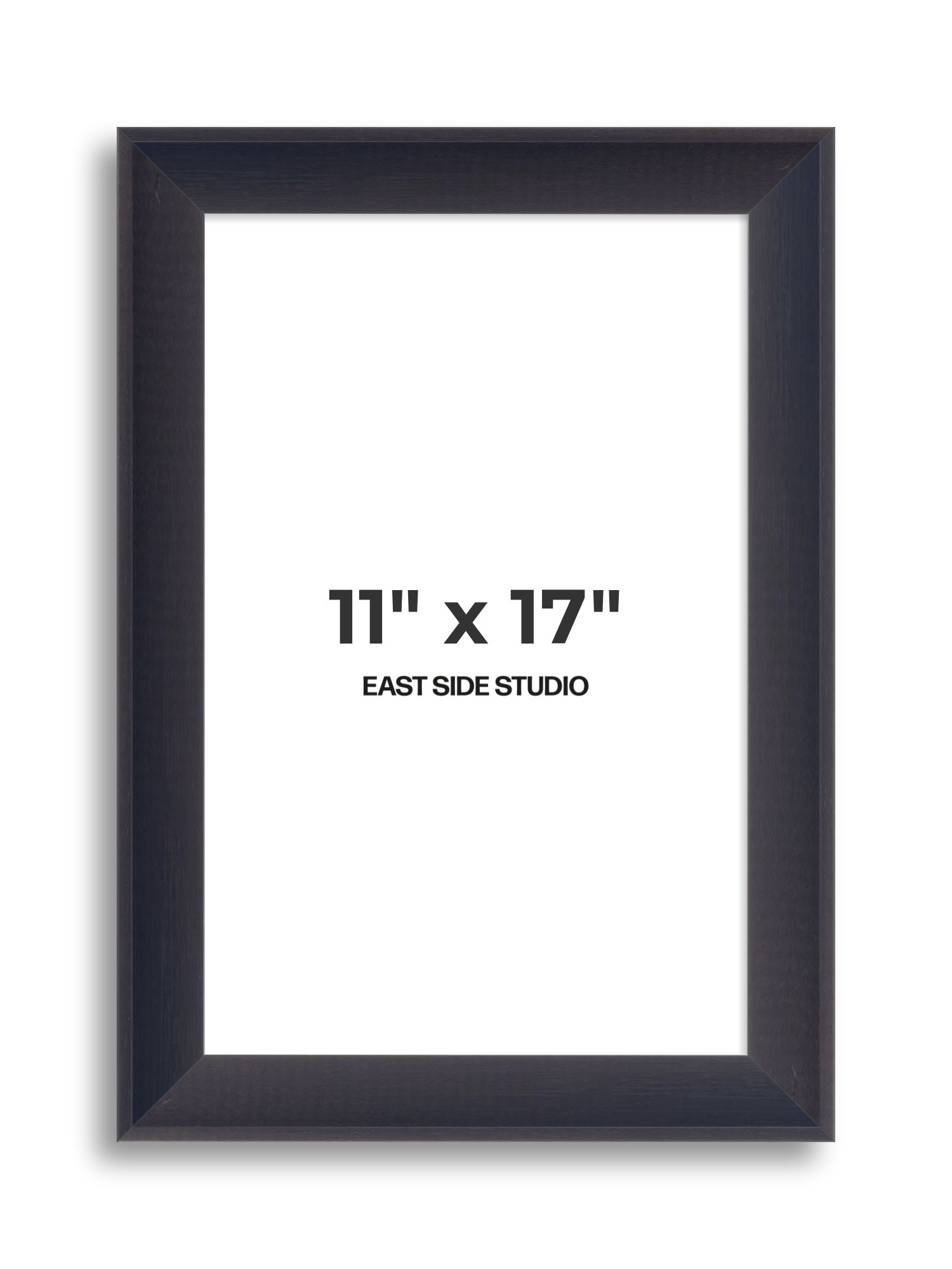 Black Stain 11" x 17" picture frame