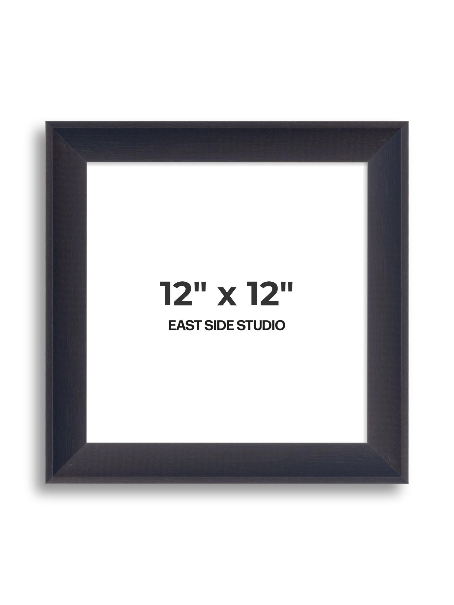 Black Stain 12" x 12" picture frame