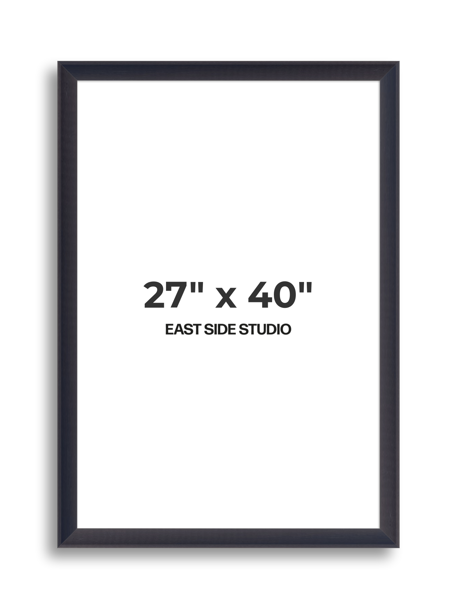 Black Stain 27" x 40" picture frame