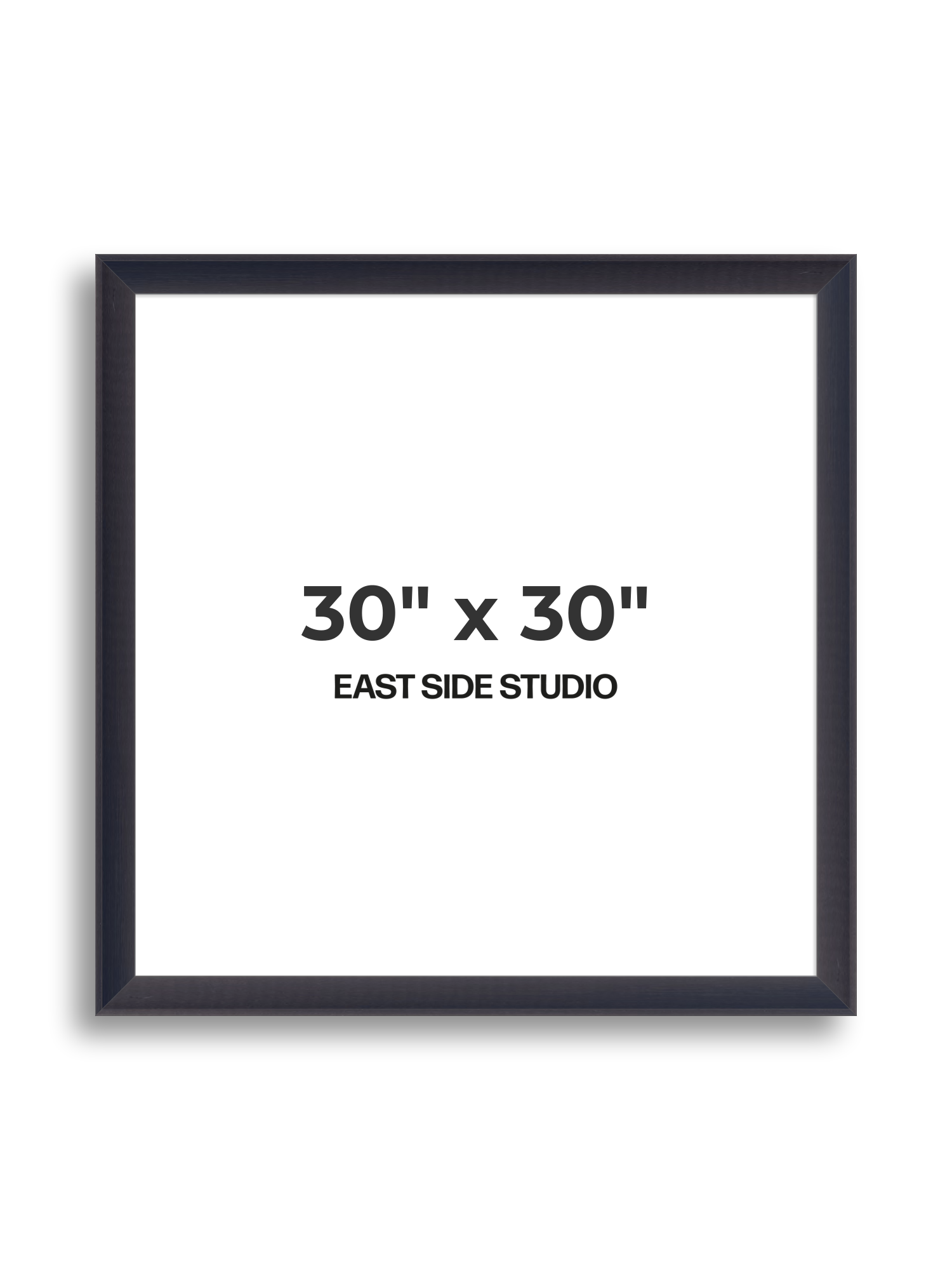 Black Stain 30" x 30" picture frame
