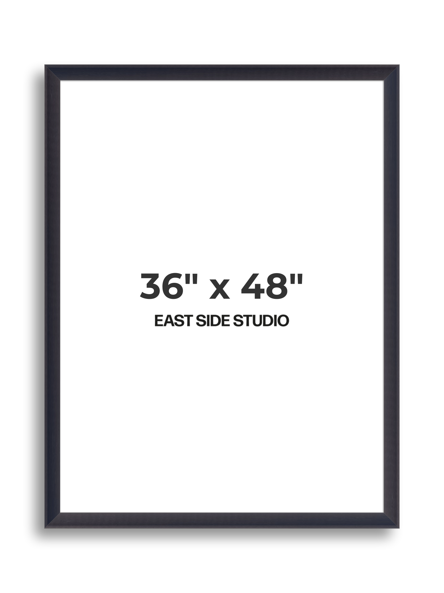 Black Stain 36" x 48" picture frame