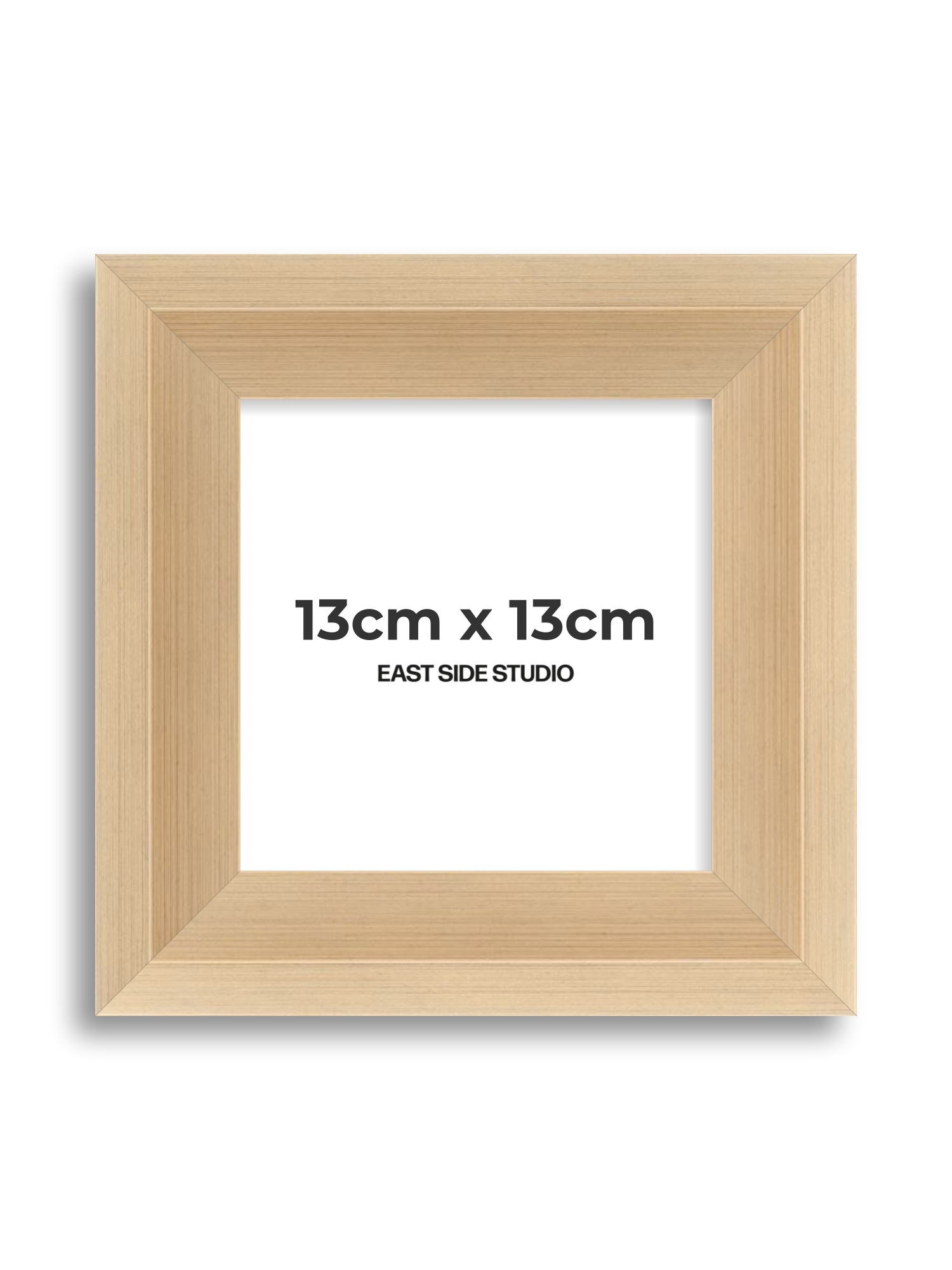 Champagne 13cm x 13cm picture frame