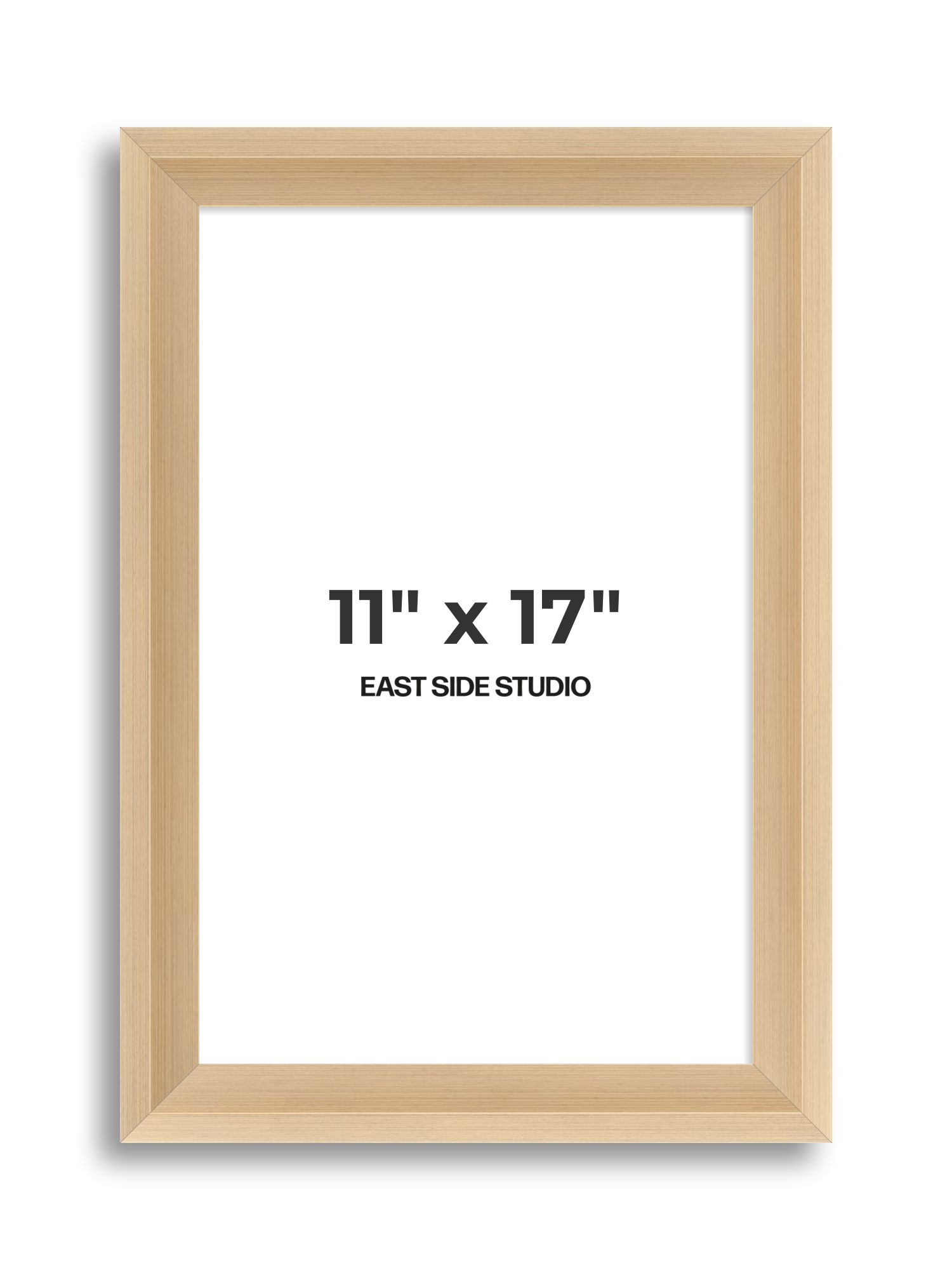 Champagne 11" x 17" picture frame