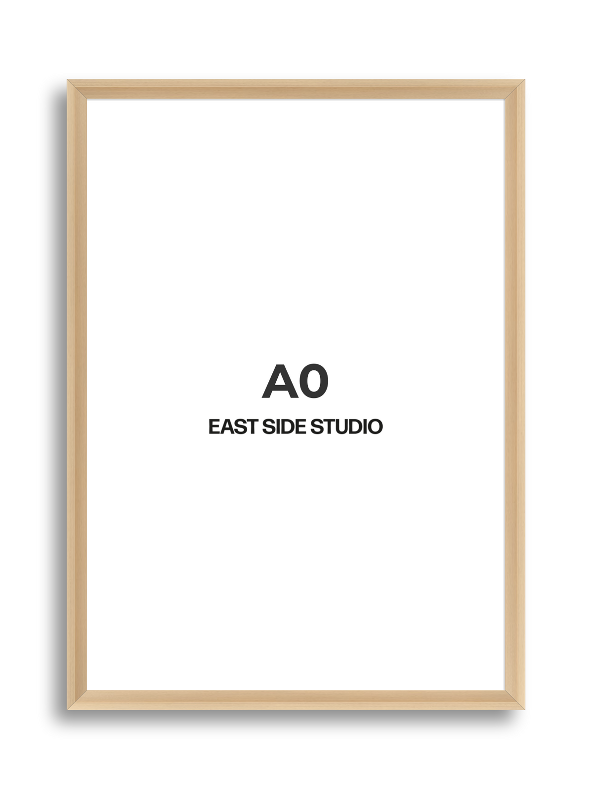 Champagne Gold A0 picture frame