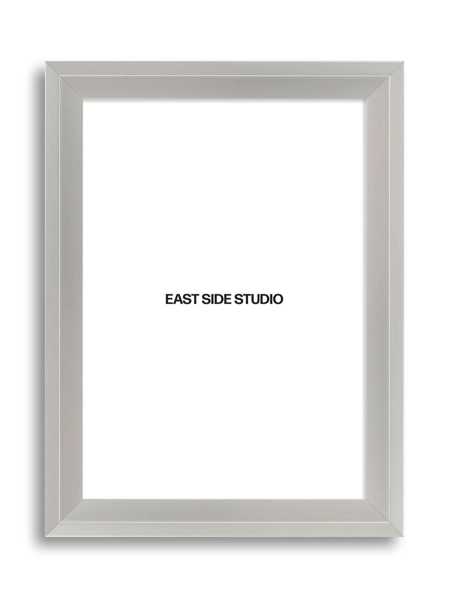 Light silver canvas tray frame