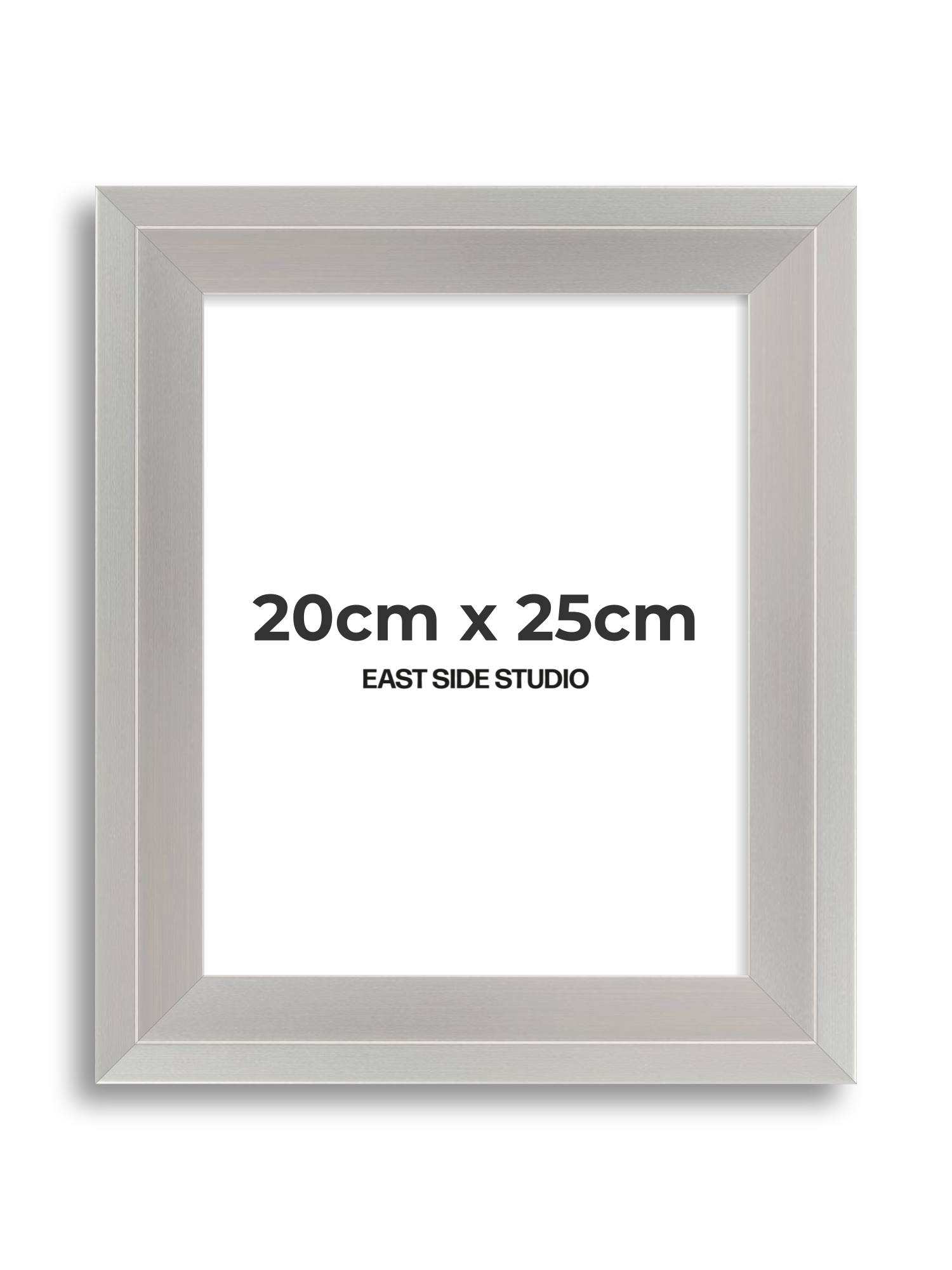 Light silver 20cm x 25cm picture frame