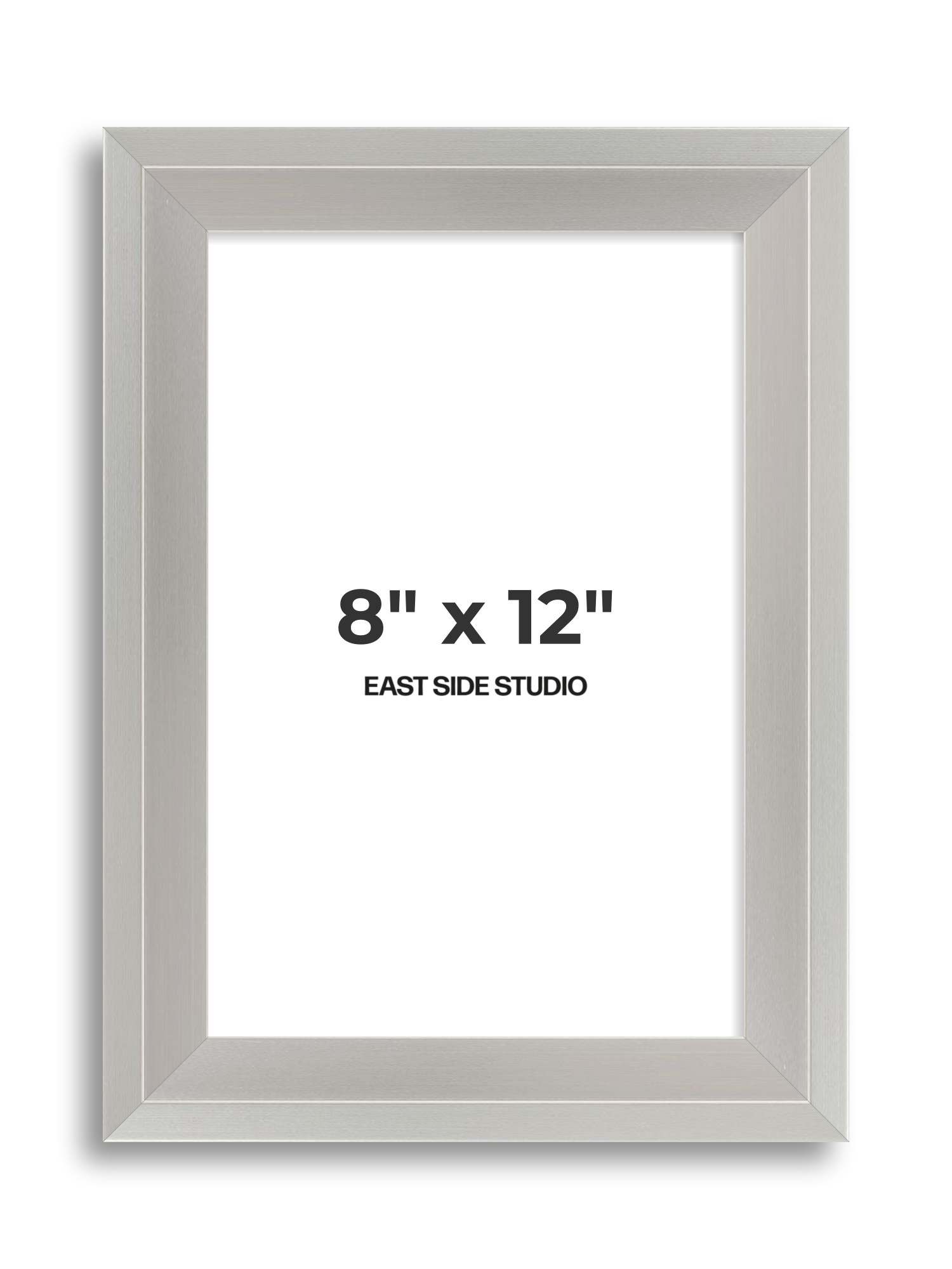 Light silver 8" x 12" picture frame